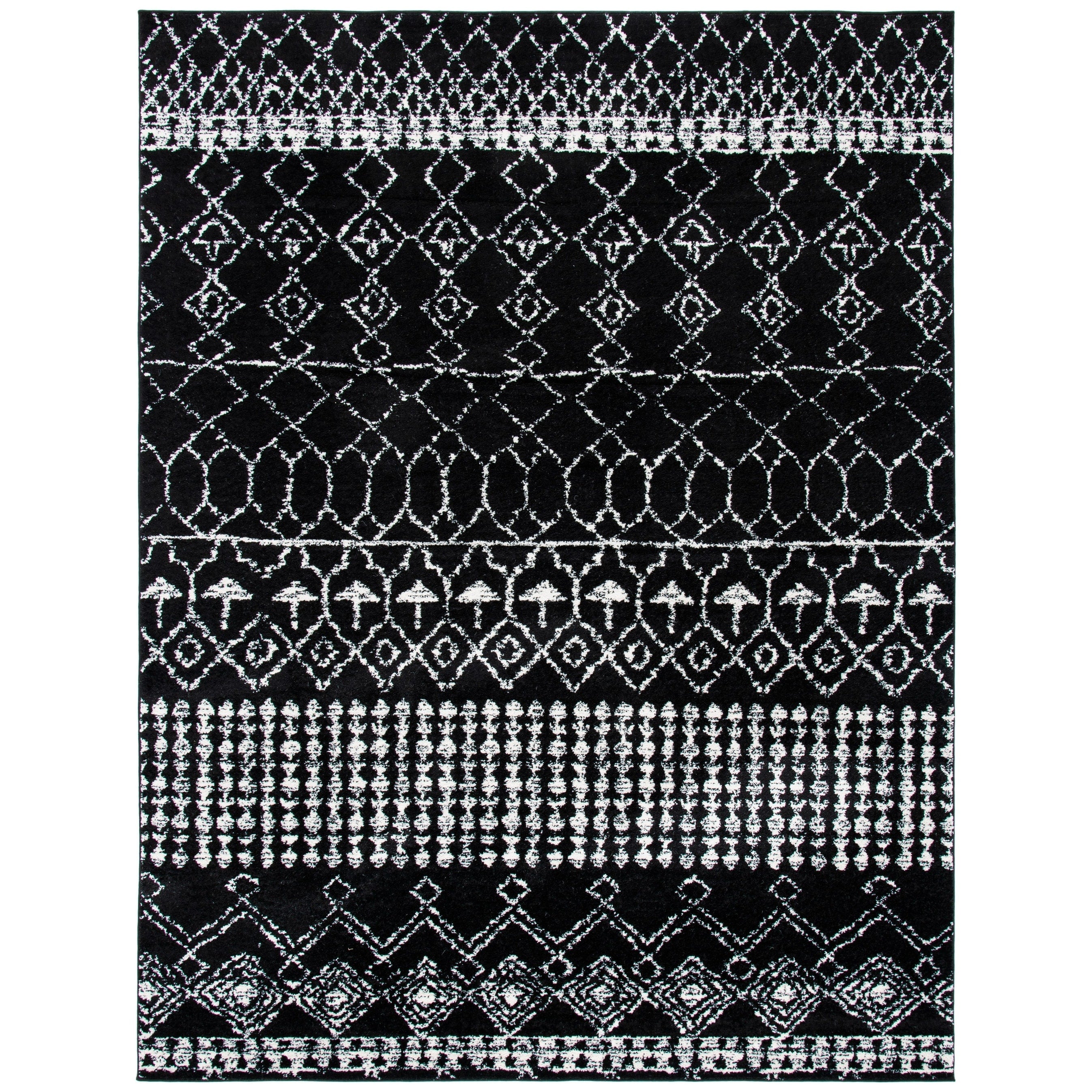 Tapis tribal bohème marocain rustique SAFAVIEH Tulum Ethelyn