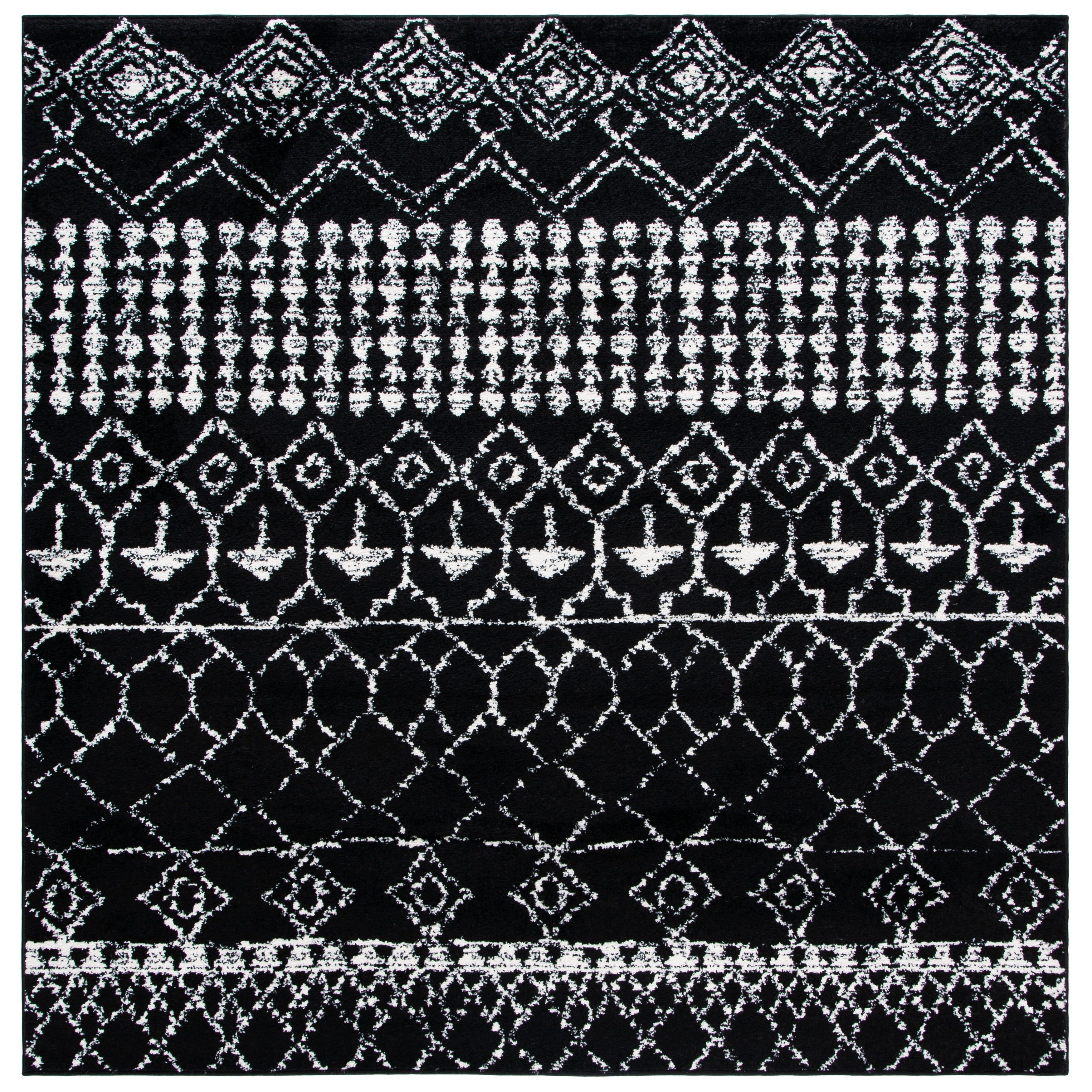 Tapis tribal bohème marocain rustique SAFAVIEH Tulum Ethelyn
