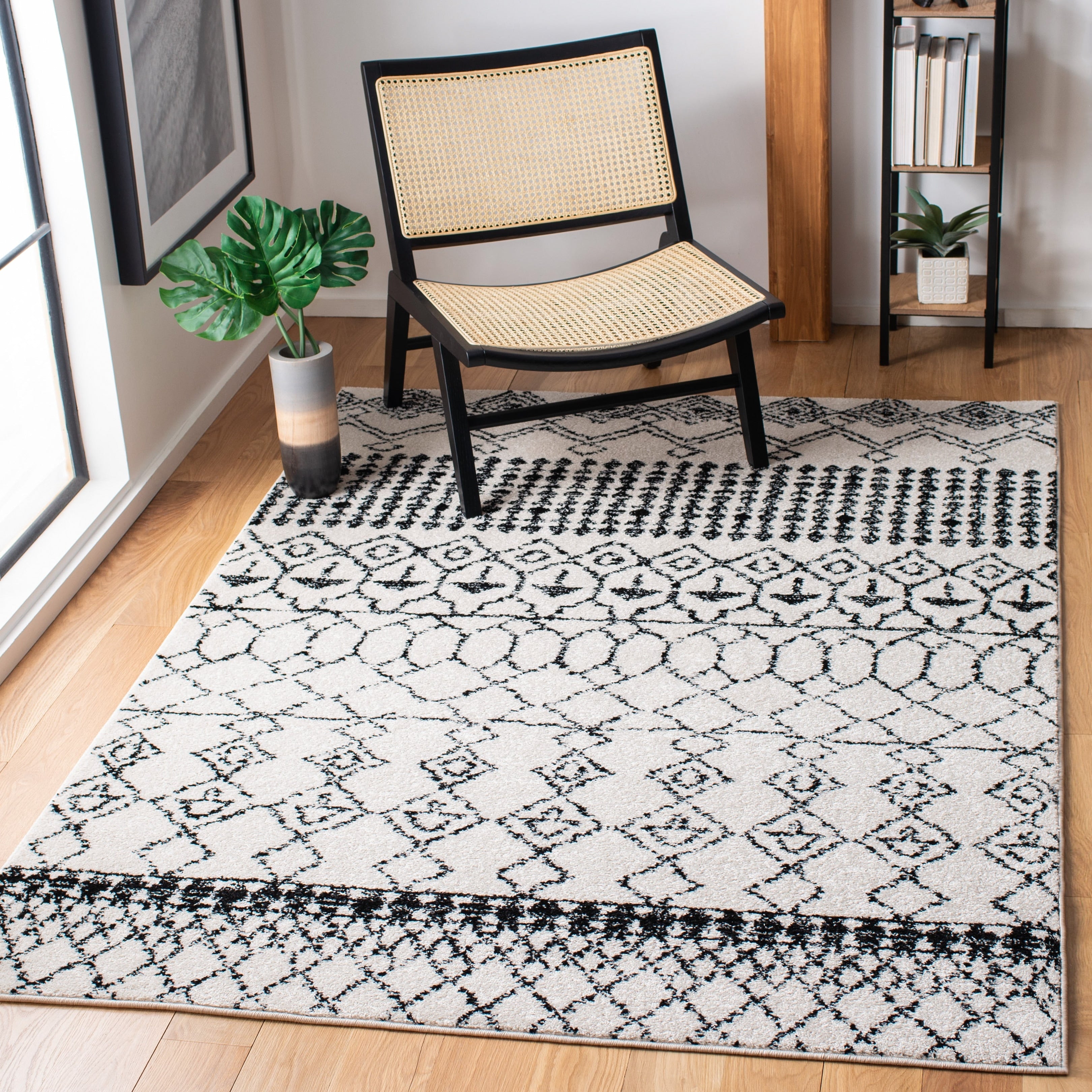 Tapis tribal bohème marocain rustique SAFAVIEH Tulum Ethelyn