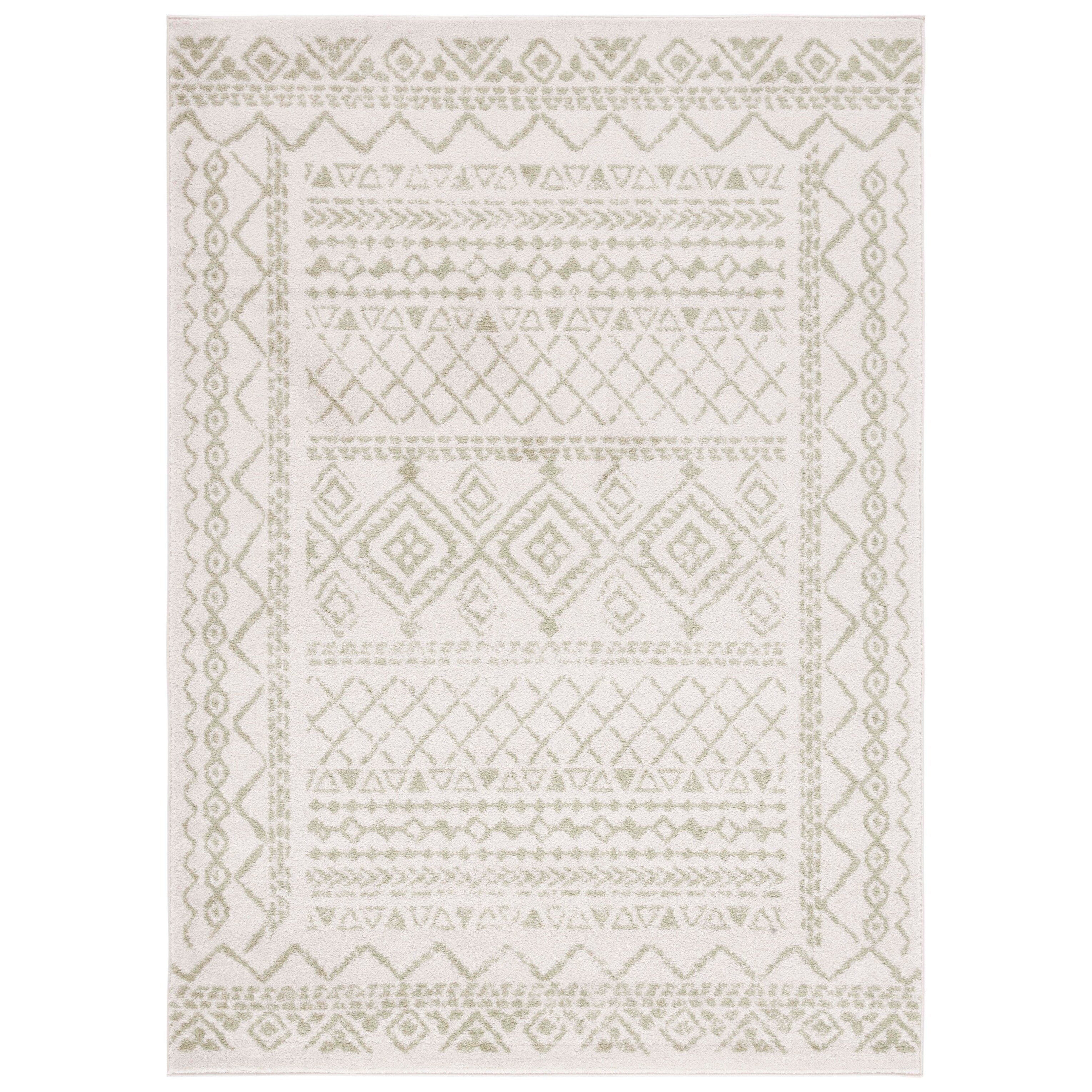 Tapis rustique marocain bohème tribal vieilli SAFAVIEH Tulum Hinnertje
