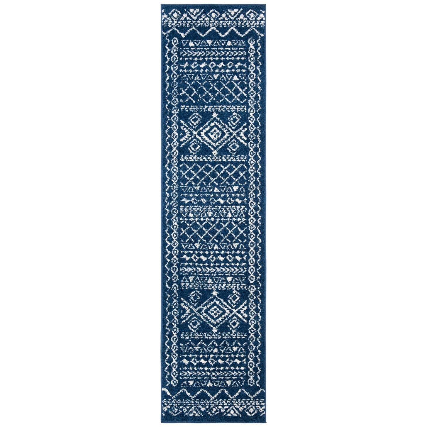 Tapis rustique marocain bohème tribal vieilli SAFAVIEH Tulum Hinnertje