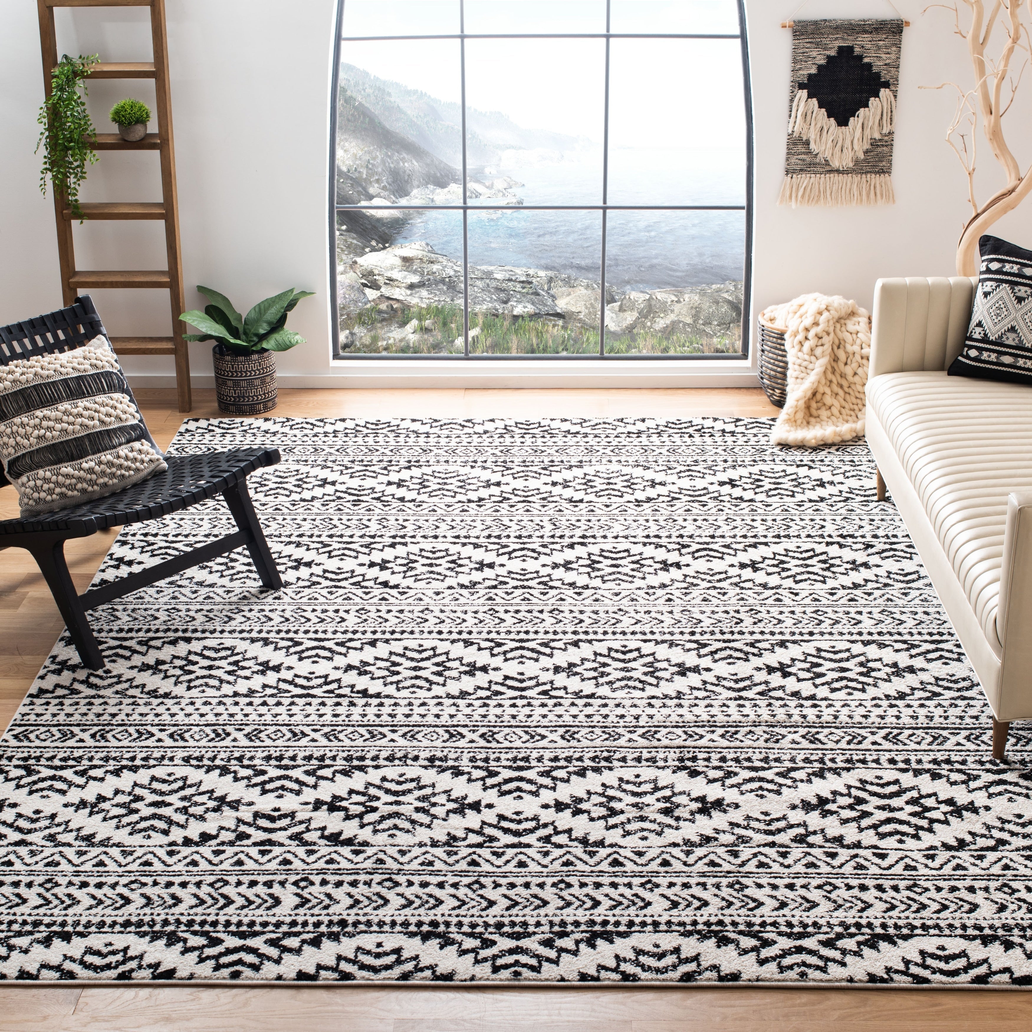 Tapis marocain bohème chic SAFAVIEH Tulum Vetuta