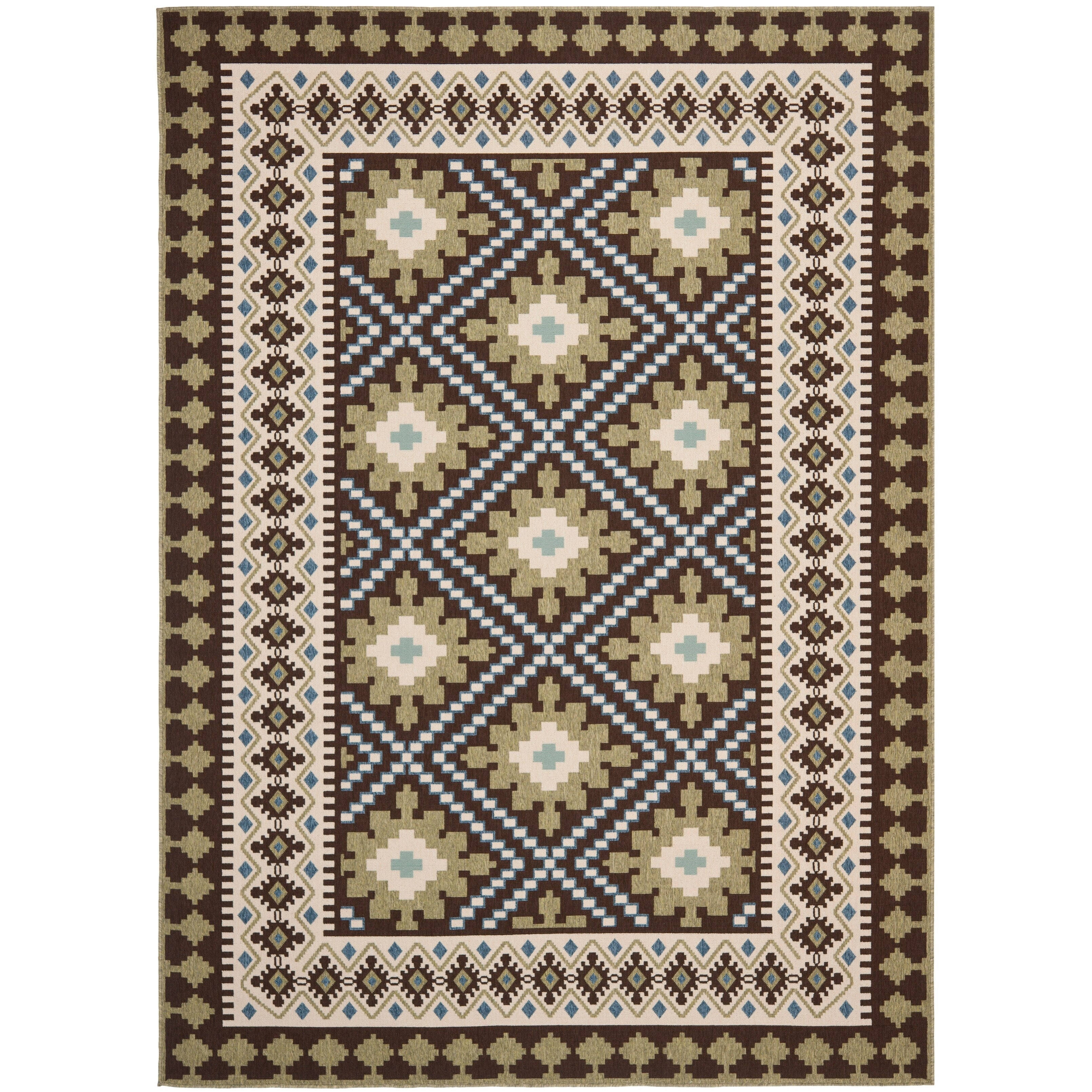 Tapis de jardin imperméable pour intérieur/extérieur SAFAVIEH Veranda Rita
