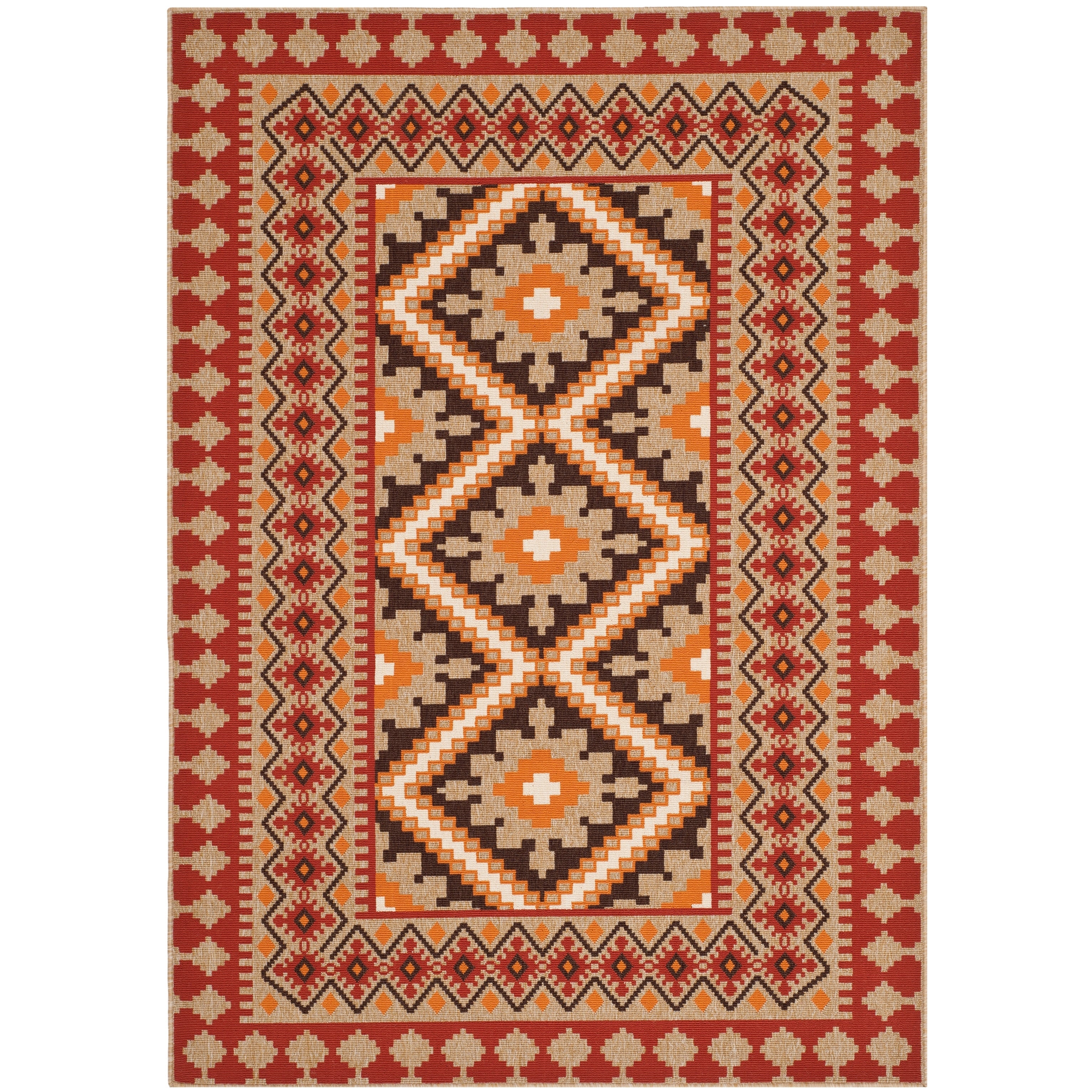 Tapis de jardin imperméable pour intérieur/extérieur SAFAVIEH Veranda Rita
