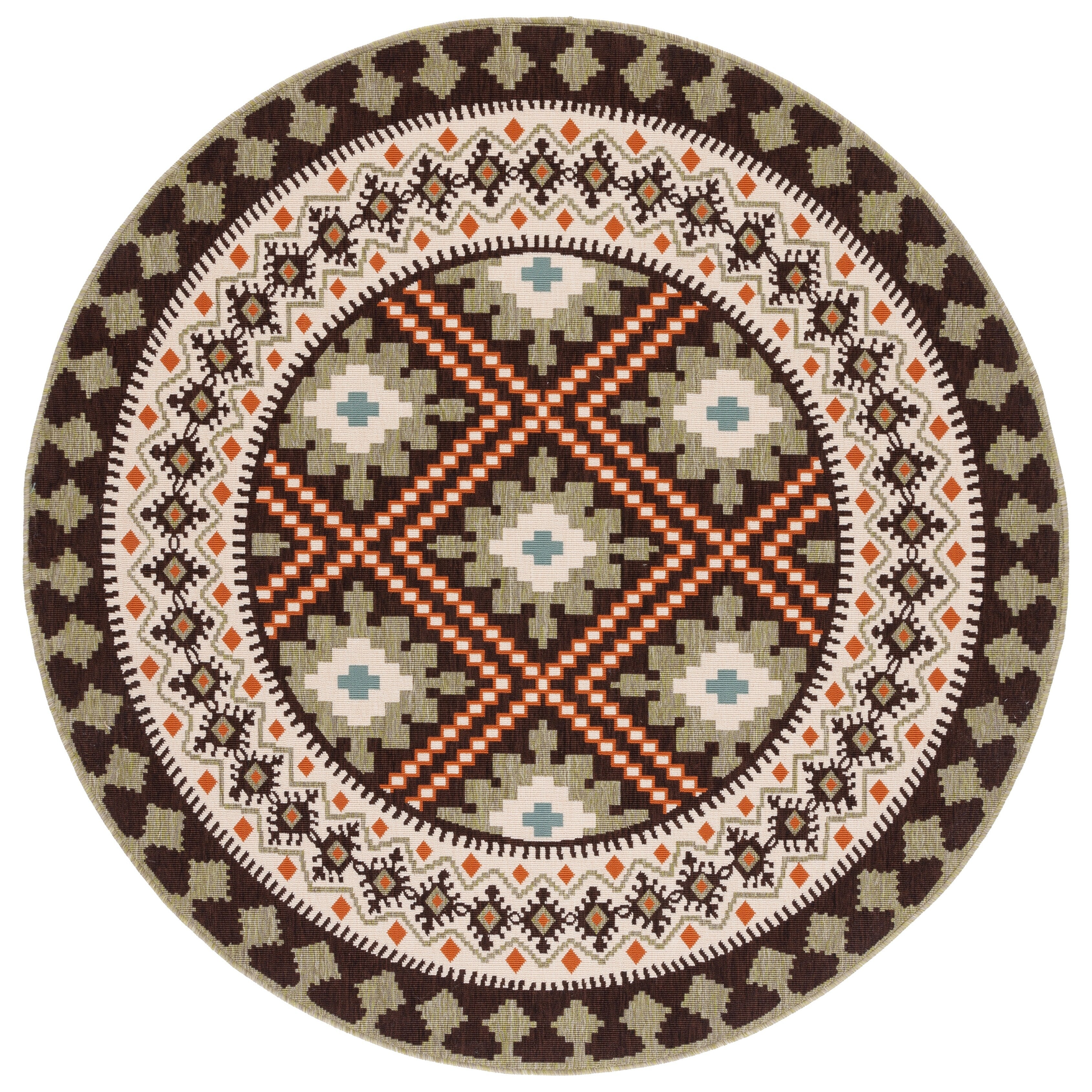 Tapis de jardin imperméable pour intérieur/extérieur SAFAVIEH Veranda Rita