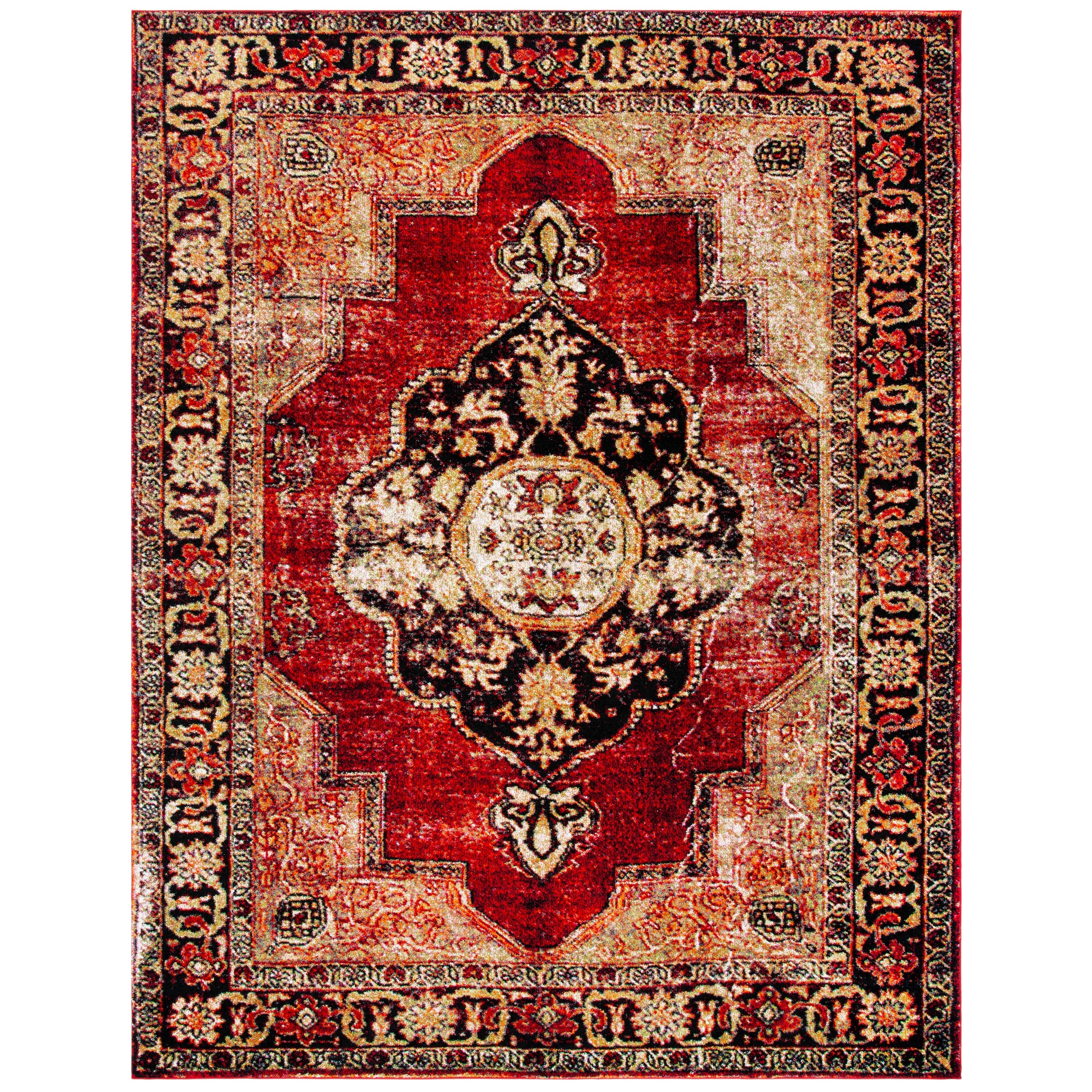 Tapis oriental vintage SAFAVIEH Hamadan Ismay vieilli