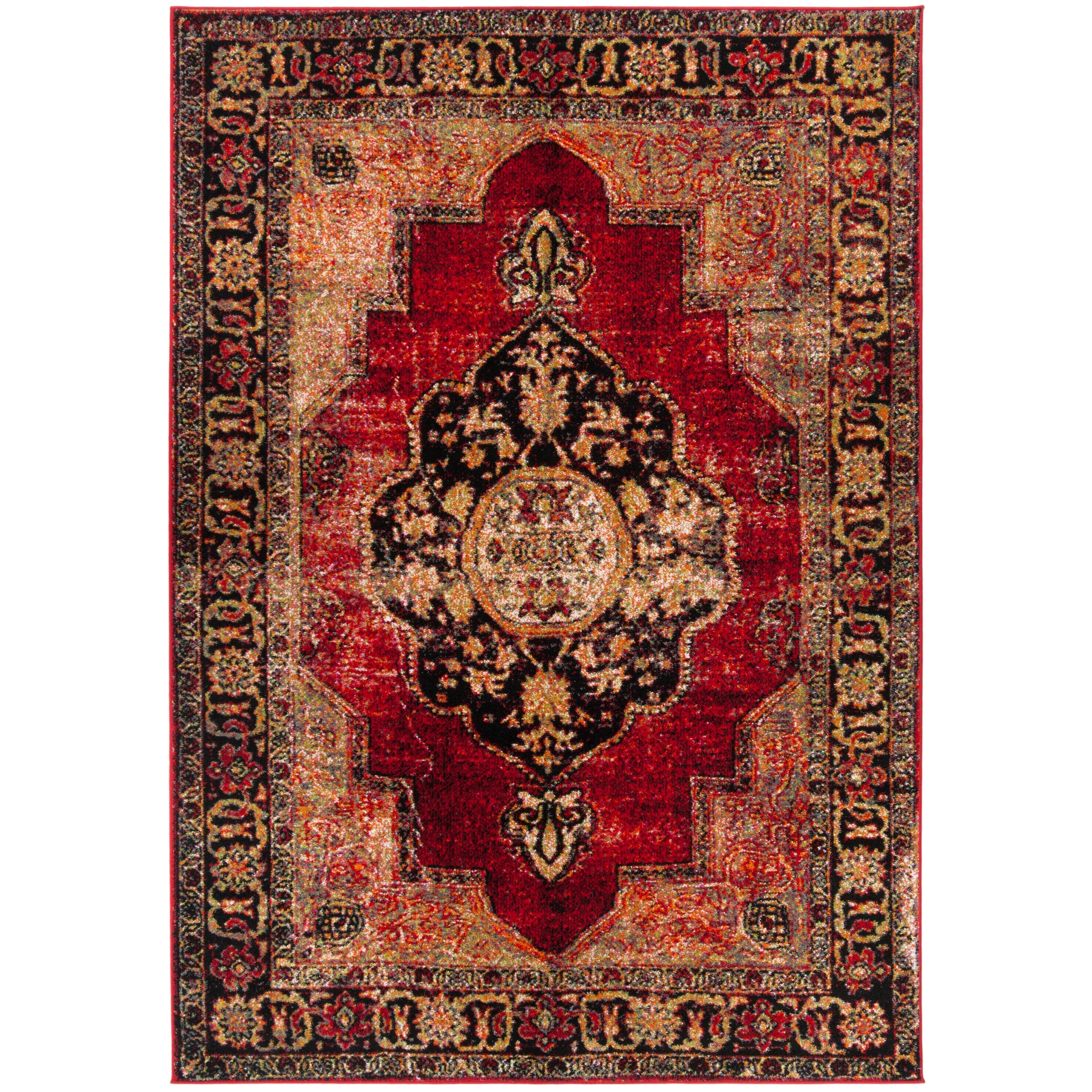 Tapis oriental vintage SAFAVIEH Hamadan Ismay vieilli