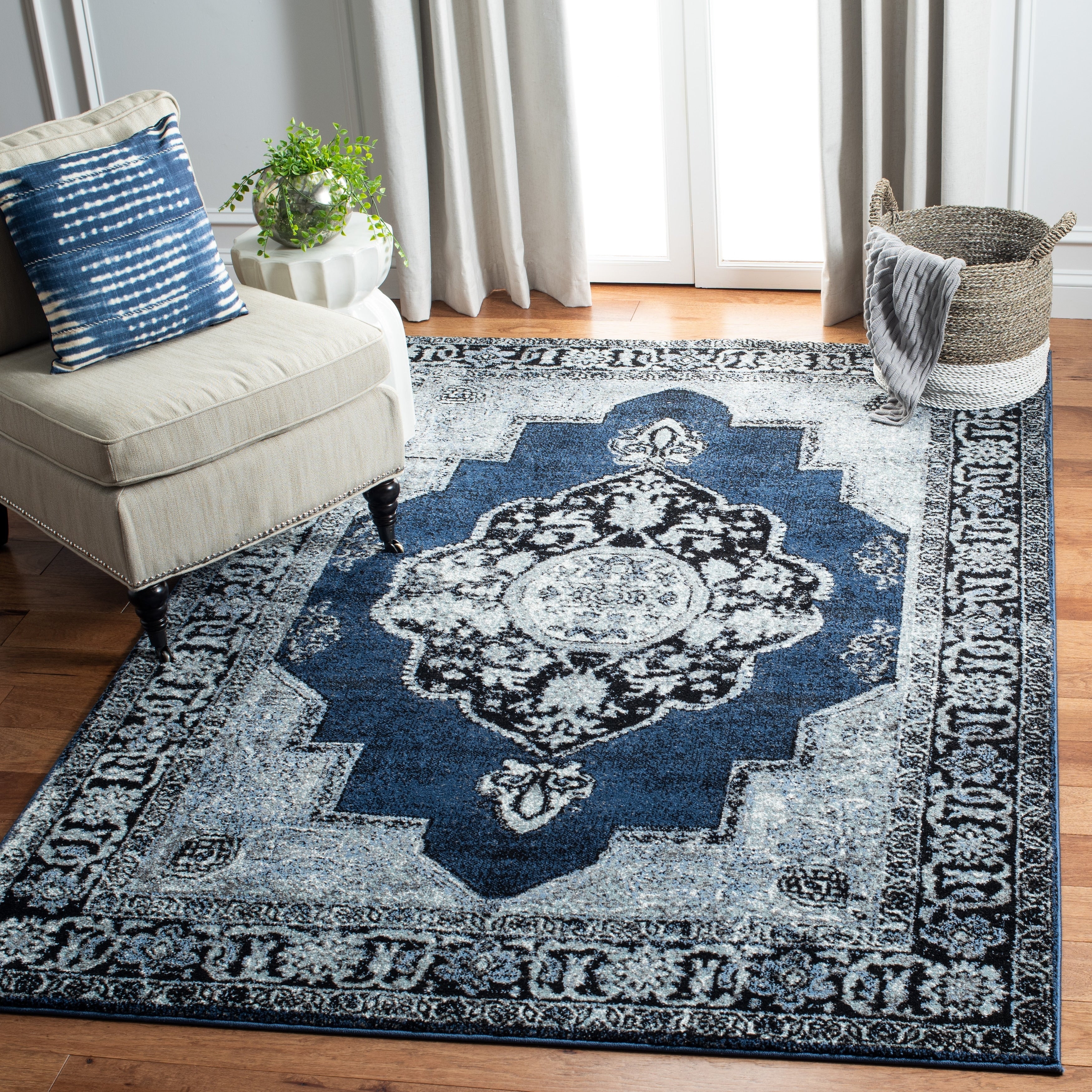Tapis oriental vintage SAFAVIEH Hamadan Ismay vieilli