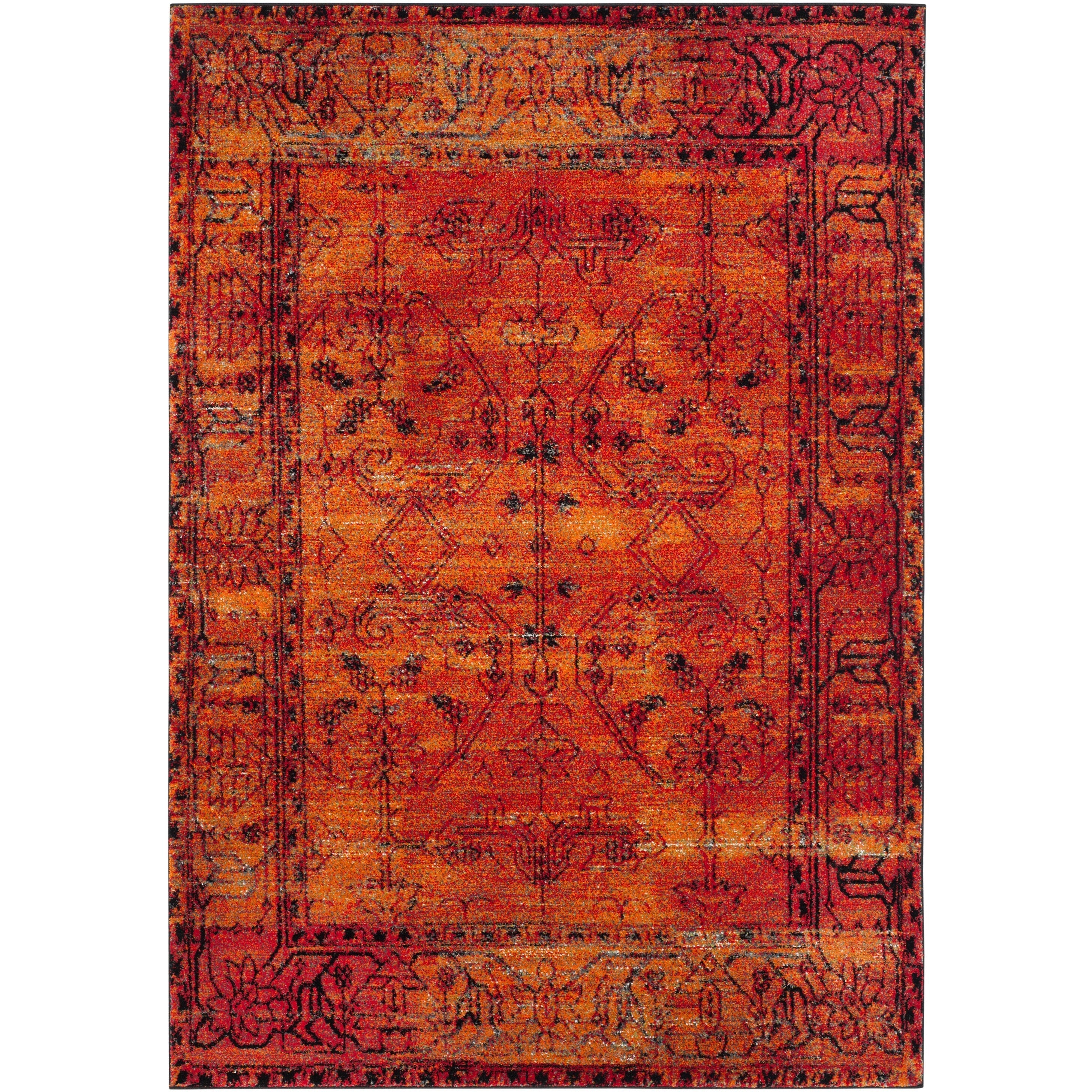 Tapis oriental vintage Hamadan Selma de SAFAVIEH, effet vieilli