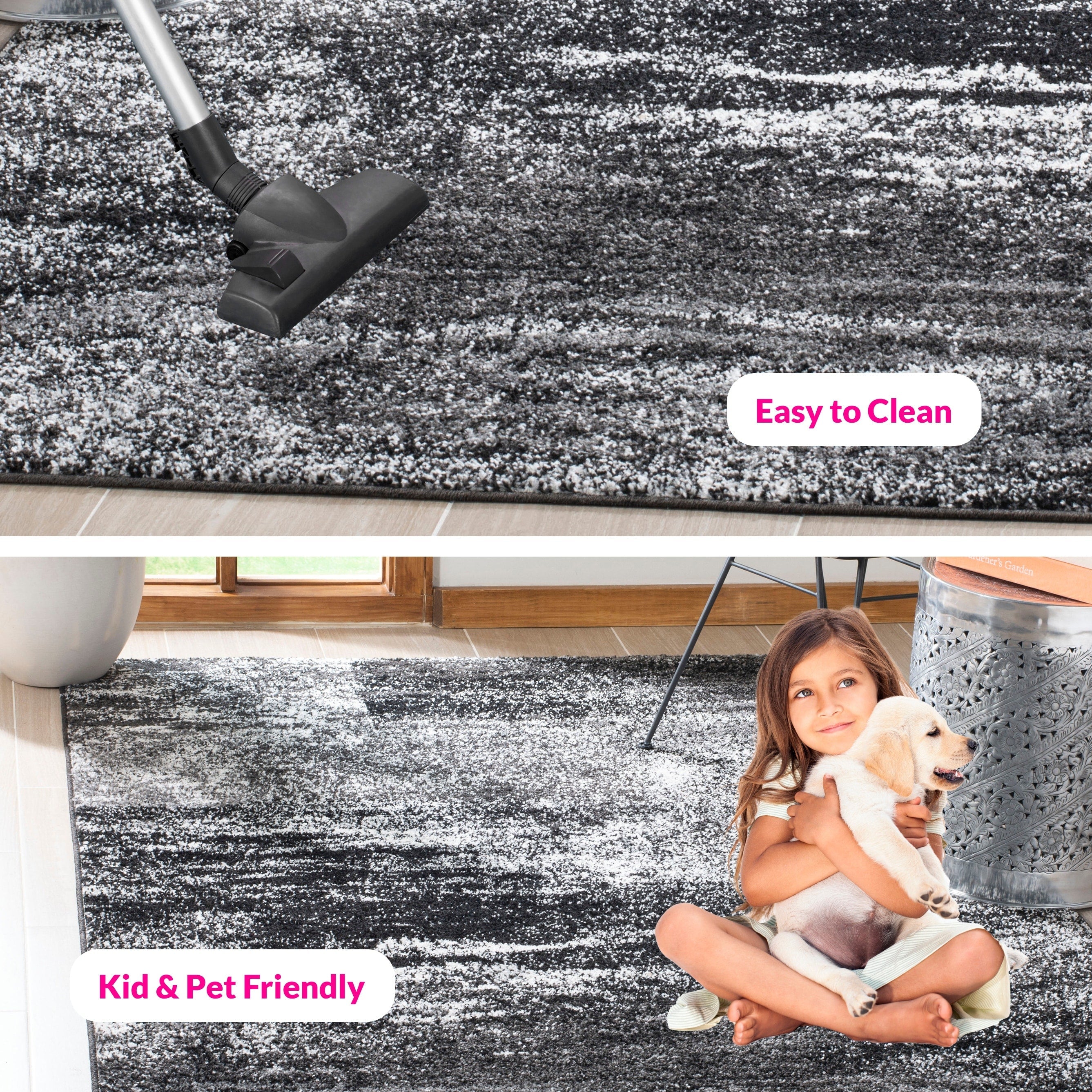 SAFAVIEH, Tapis abstrait moderne Adirondack Allegonda