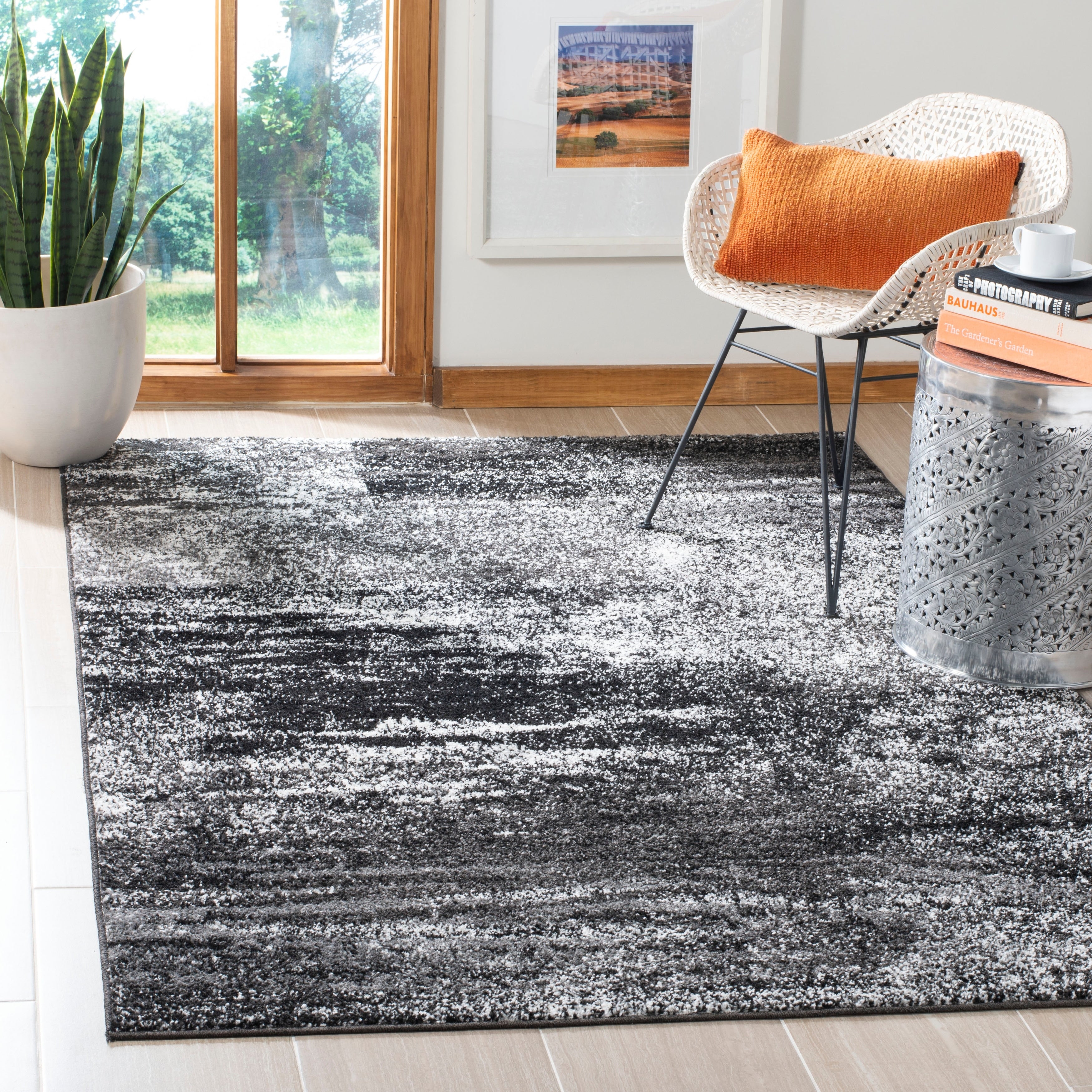 SAFAVIEH, Tapis abstrait moderne Adirondack Allegonda