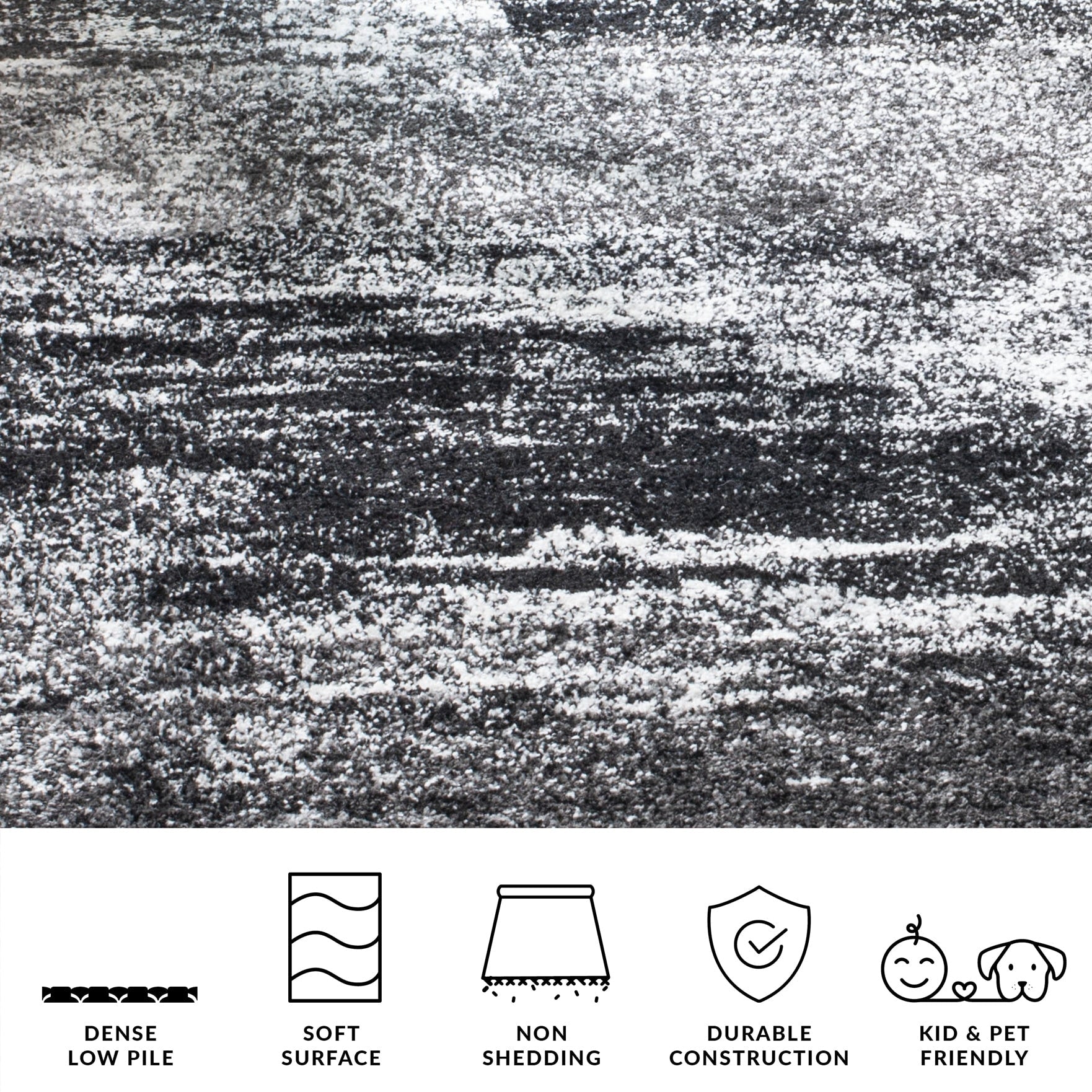 SAFAVIEH, Tapis abstrait moderne Adirondack Allegonda