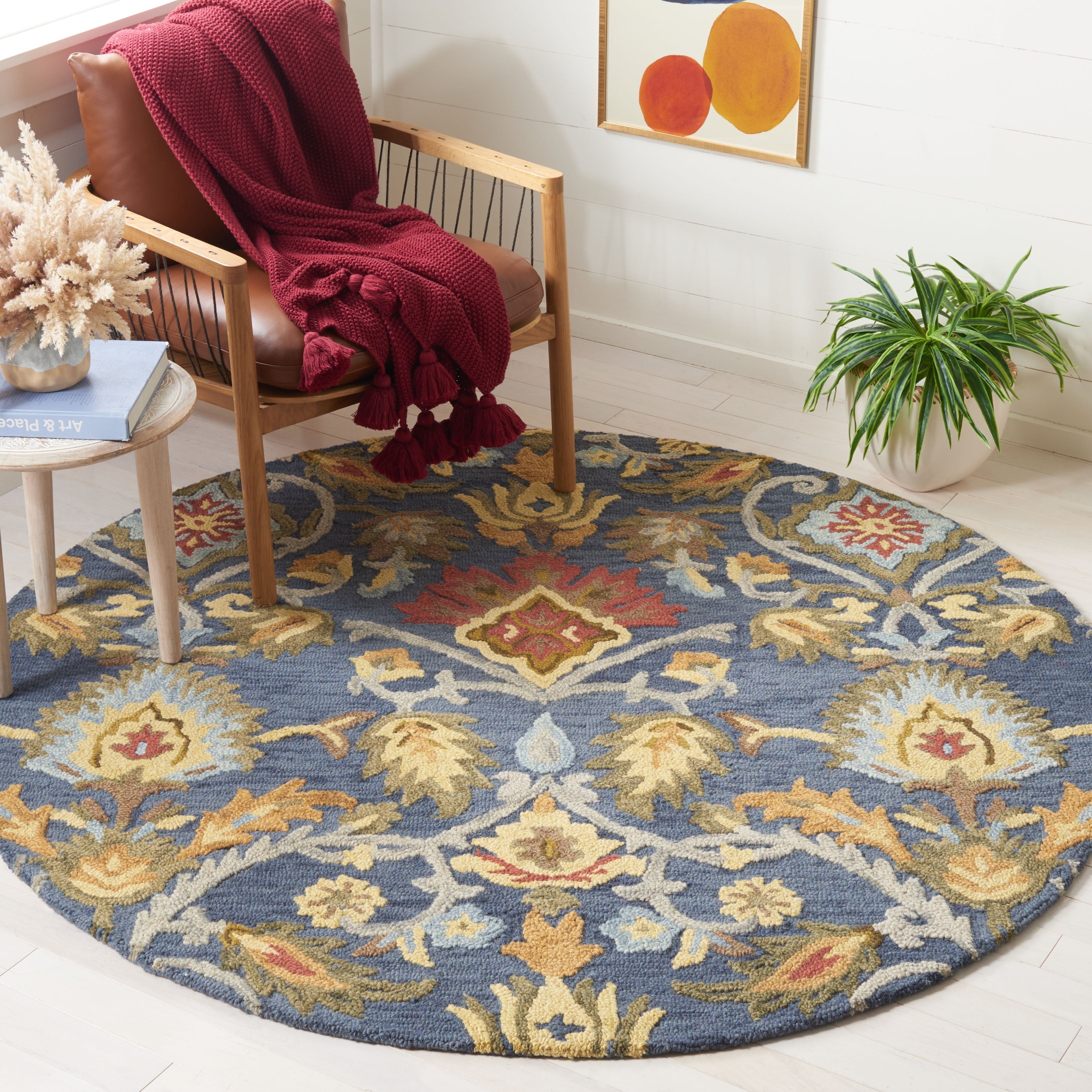 SAFAVIEH, tapis en laine fait main Marietje Blossom French Country
