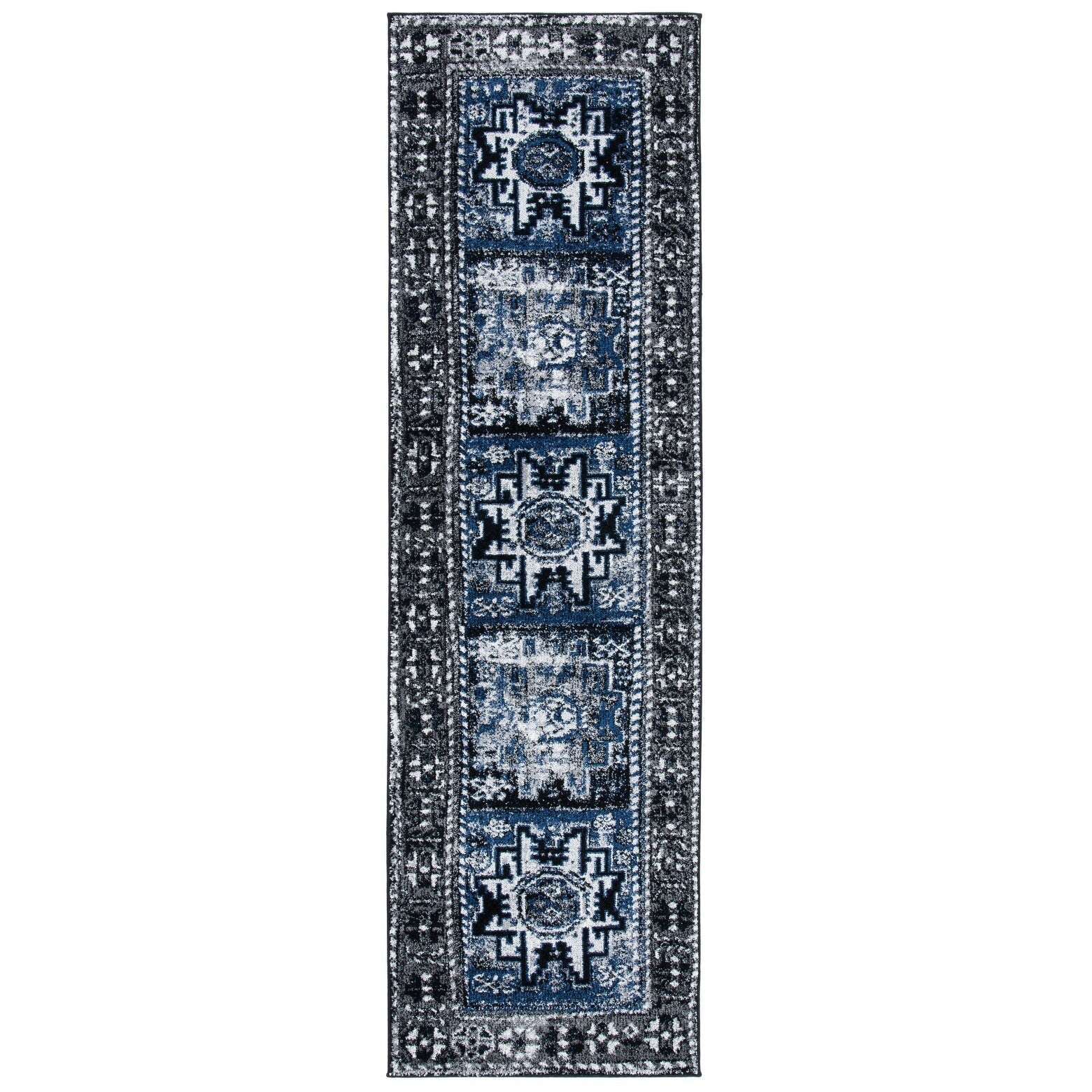 SAFAVIEH, Tapis Oriental Vintage Hamadan Lilla en détresse