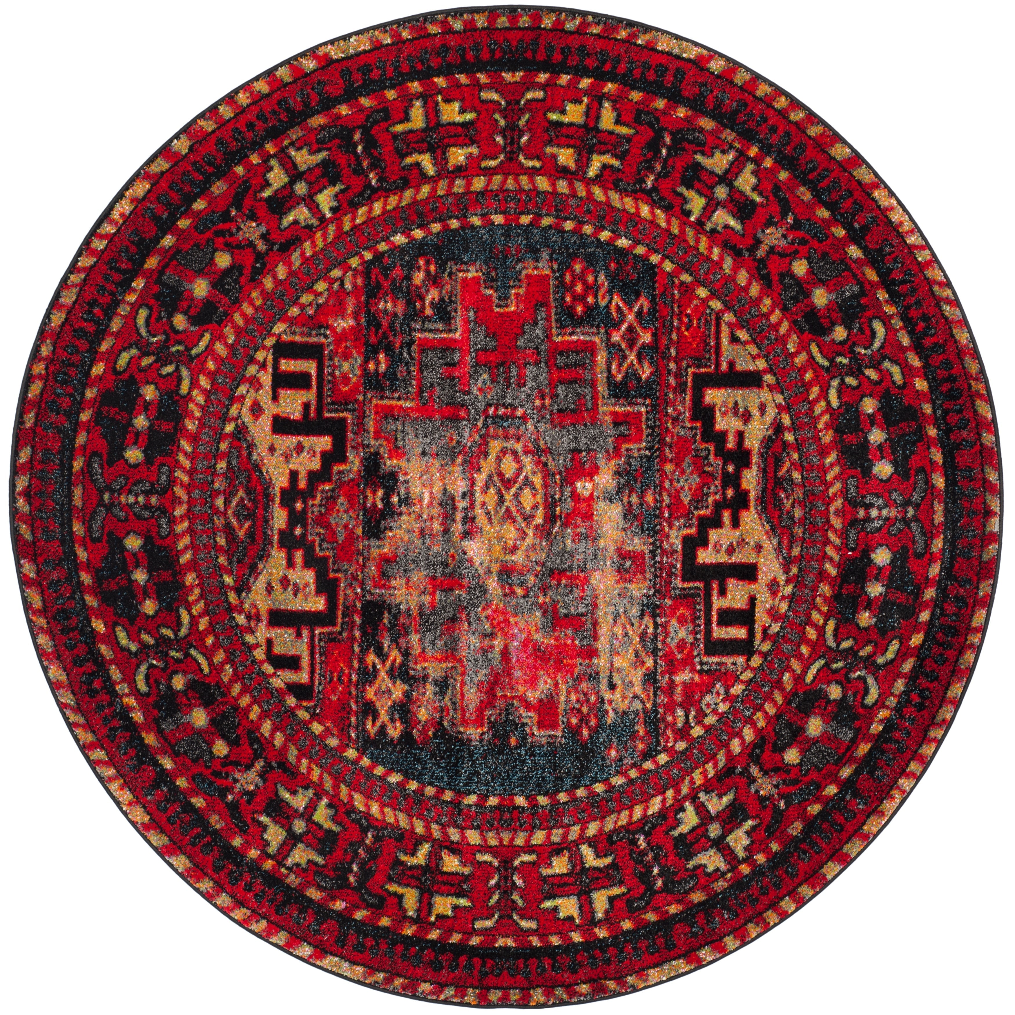 SAFAVIEH, Tapis Oriental Vintage Hamadan Lilla en détresse