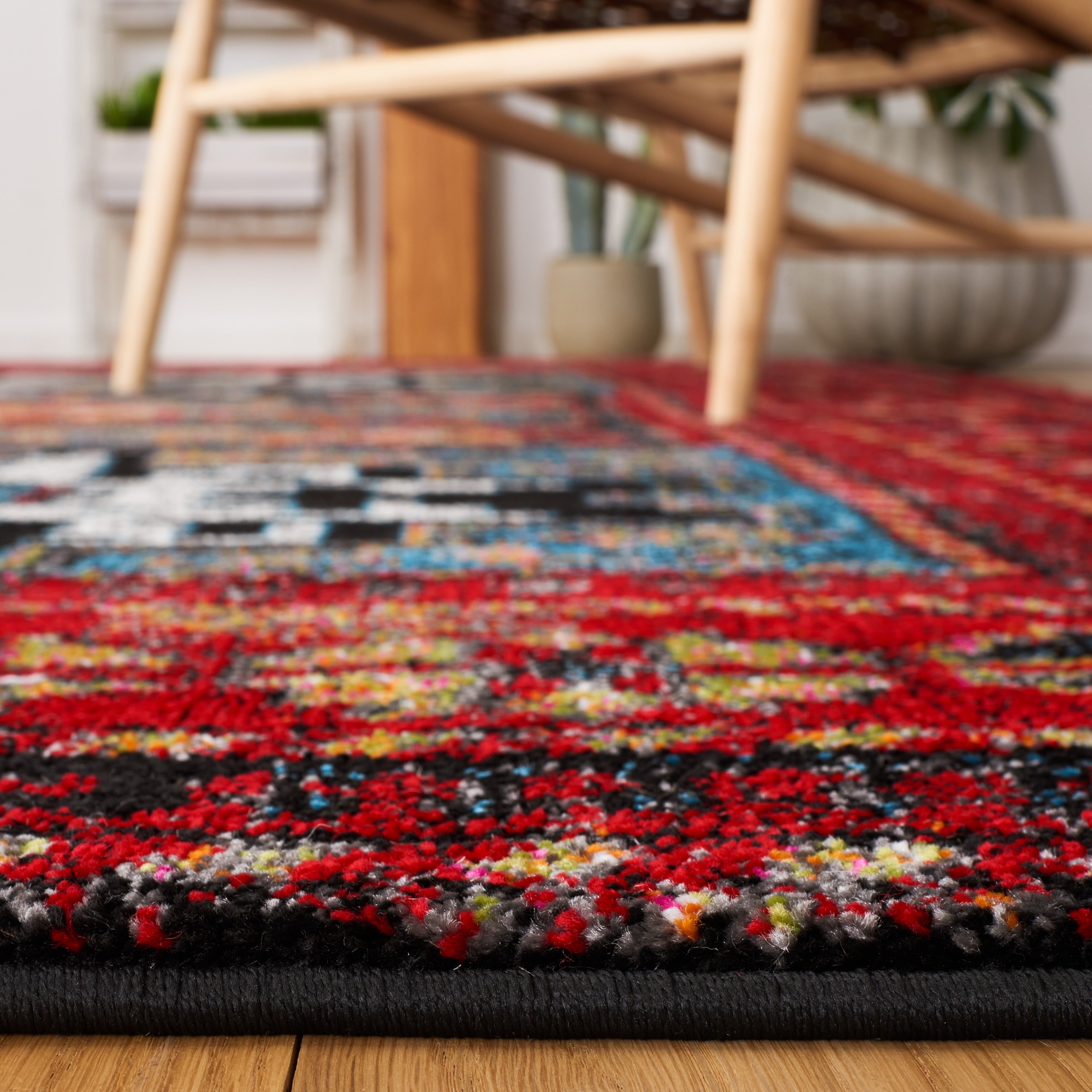 SAFAVIEH, Tapis Oriental Vintage Hamadan Lilla en détresse