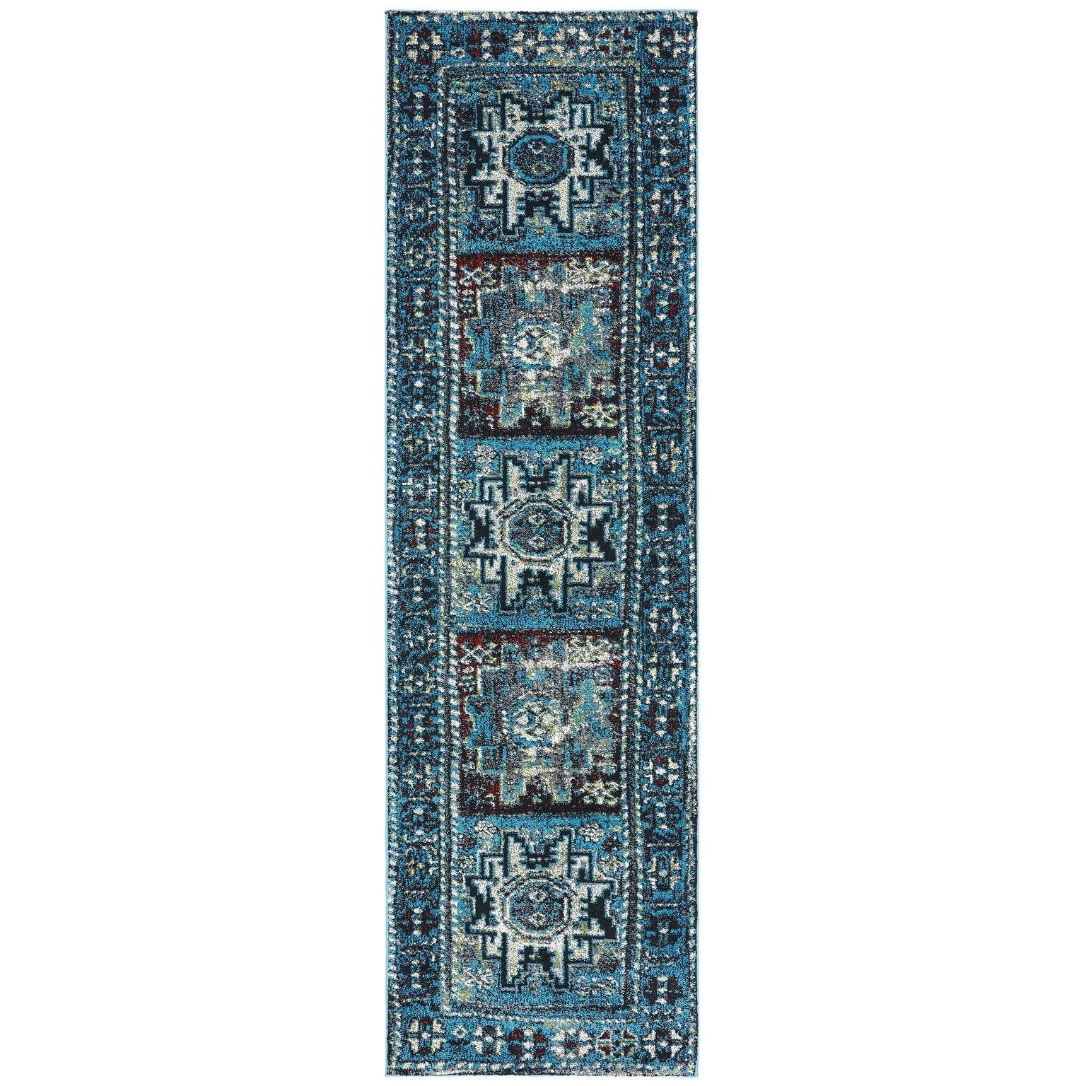 SAFAVIEH, Tapis Oriental Vintage Hamadan Lilla en détresse