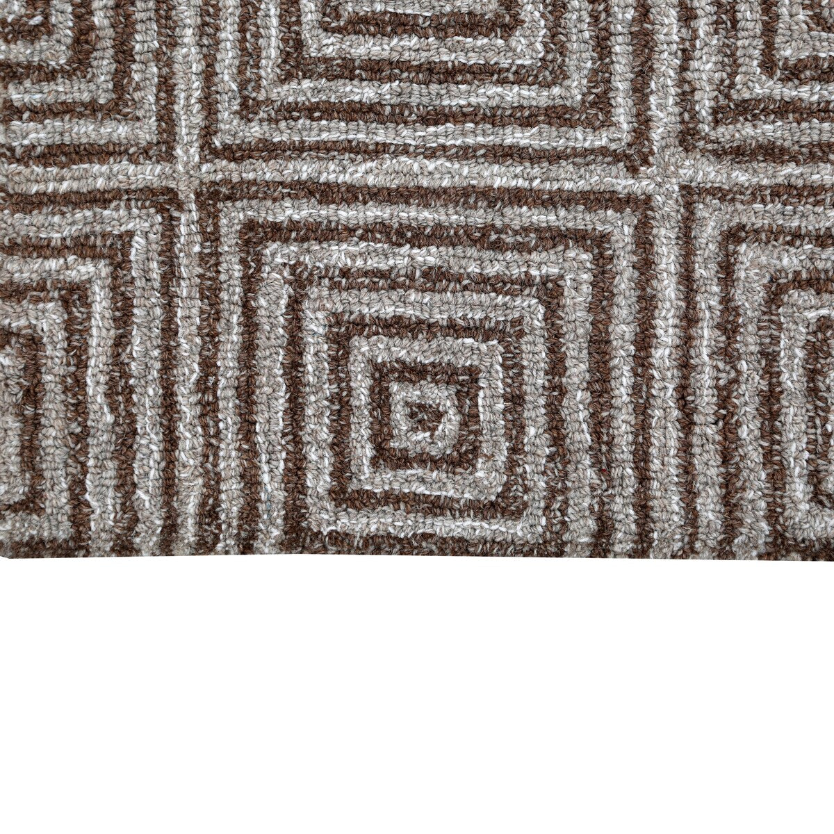 Tapis de luxe en laine abstraite fait main de George Towne Living Sara