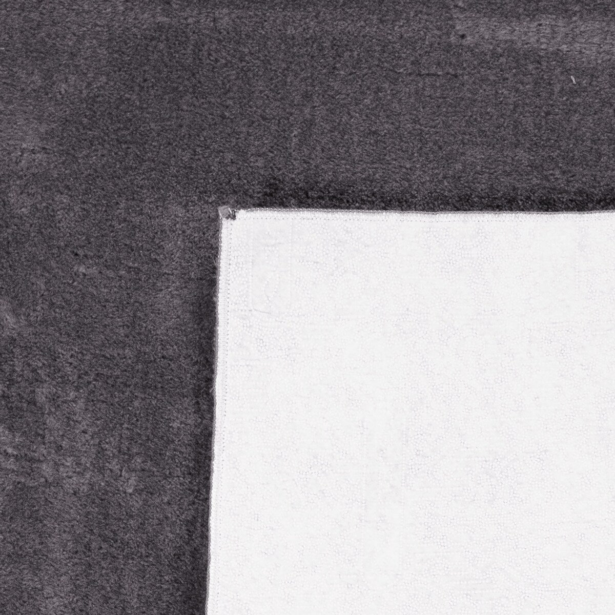 Tapis doux et lavable avec envers antidérapant, couleurs unies