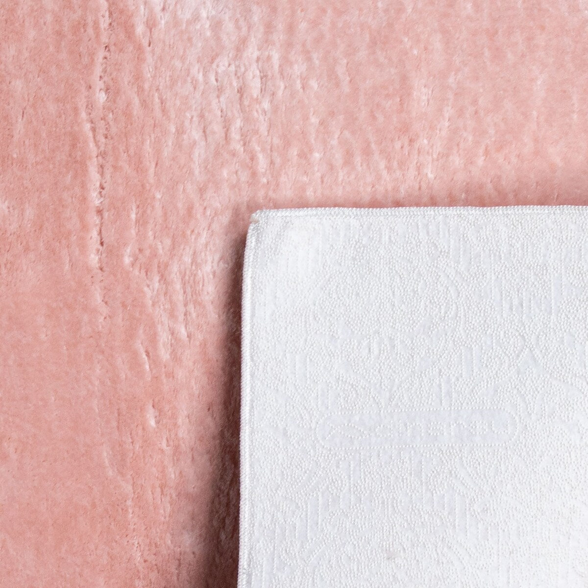 Tapis doux et lavable avec envers antidérapant, couleurs unies