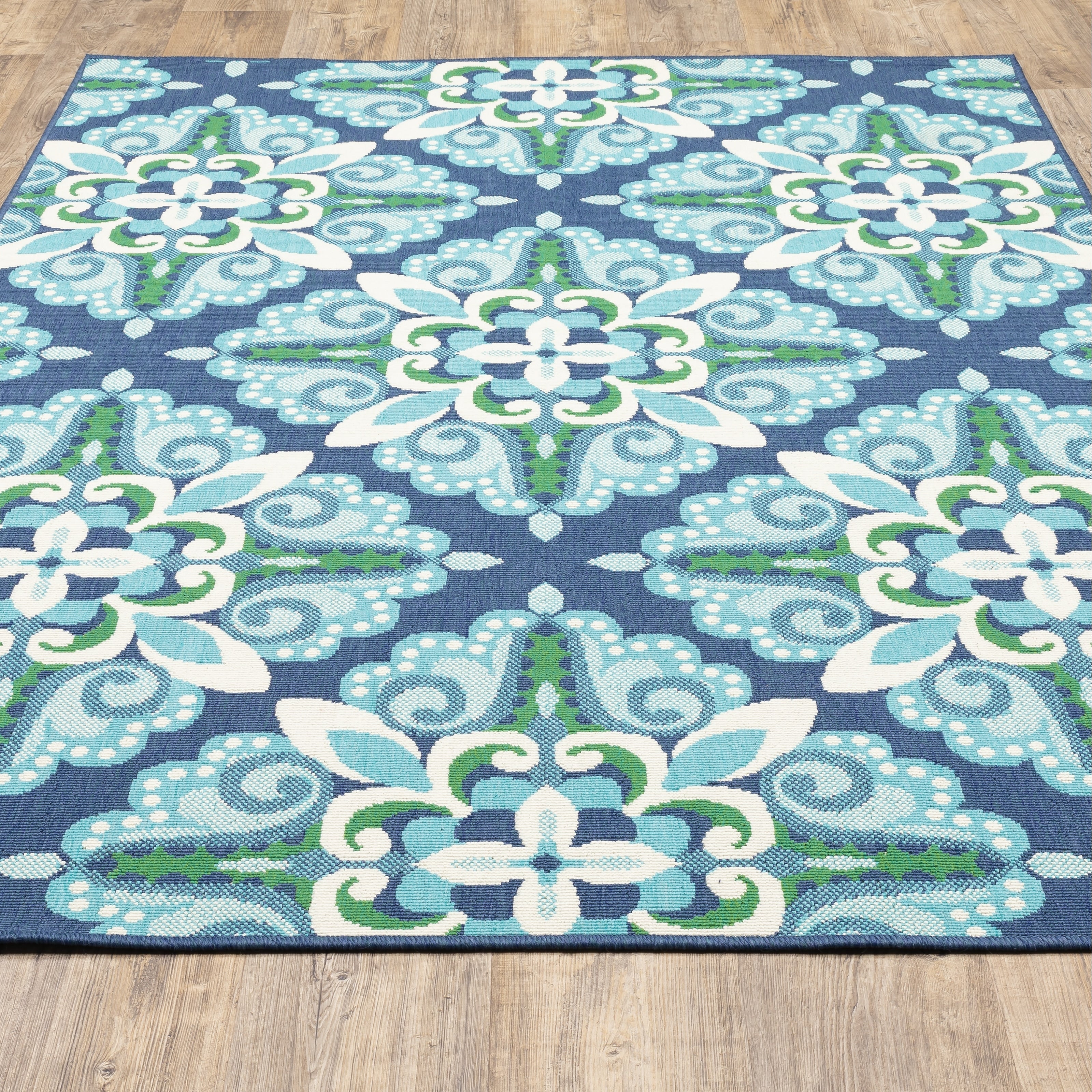 Tapis d'intérieur et d'extérieur Style Haven Martinque Medallion-