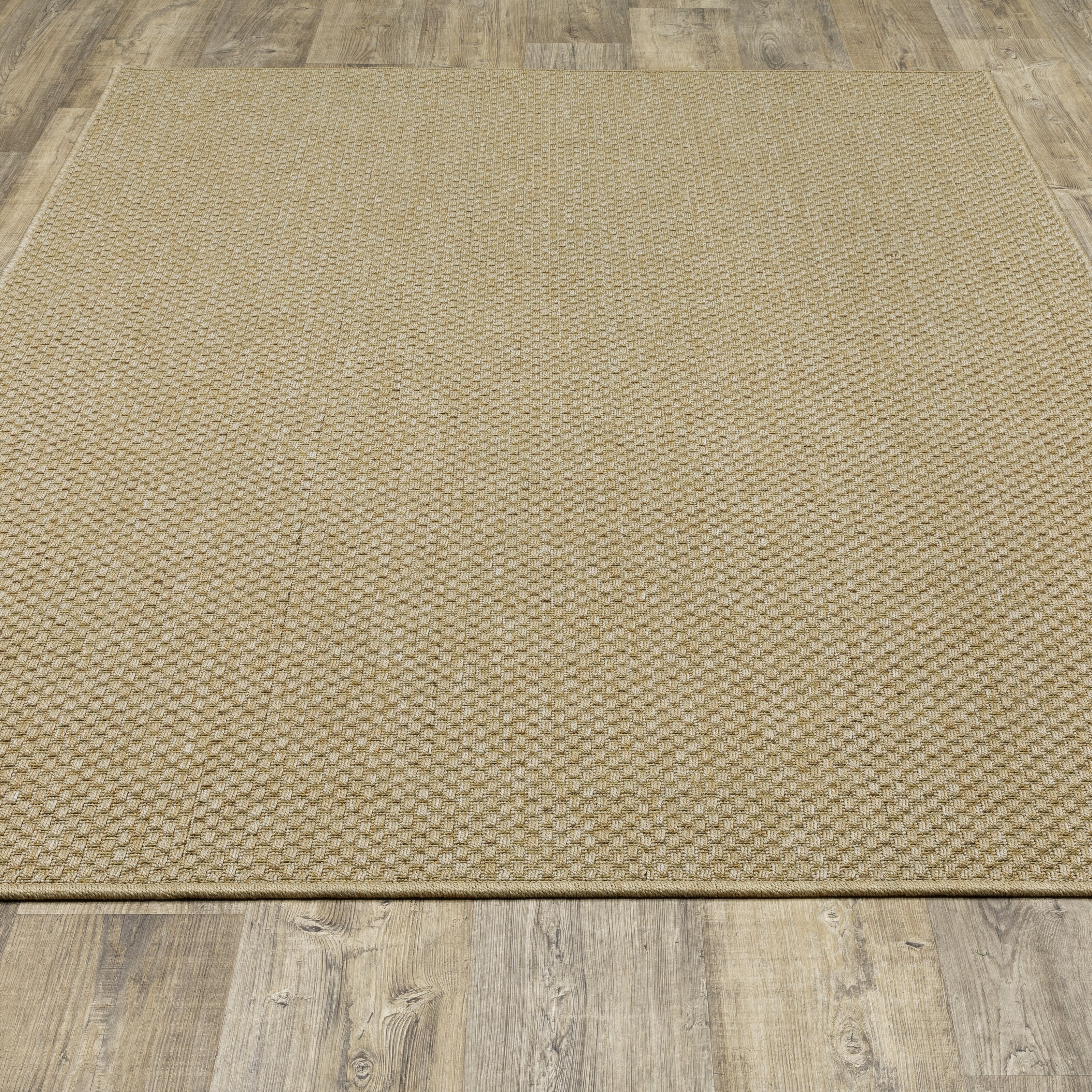 Tapis d'intérieur et d'extérieur tissé ton sur ton Veranda de Style Haven