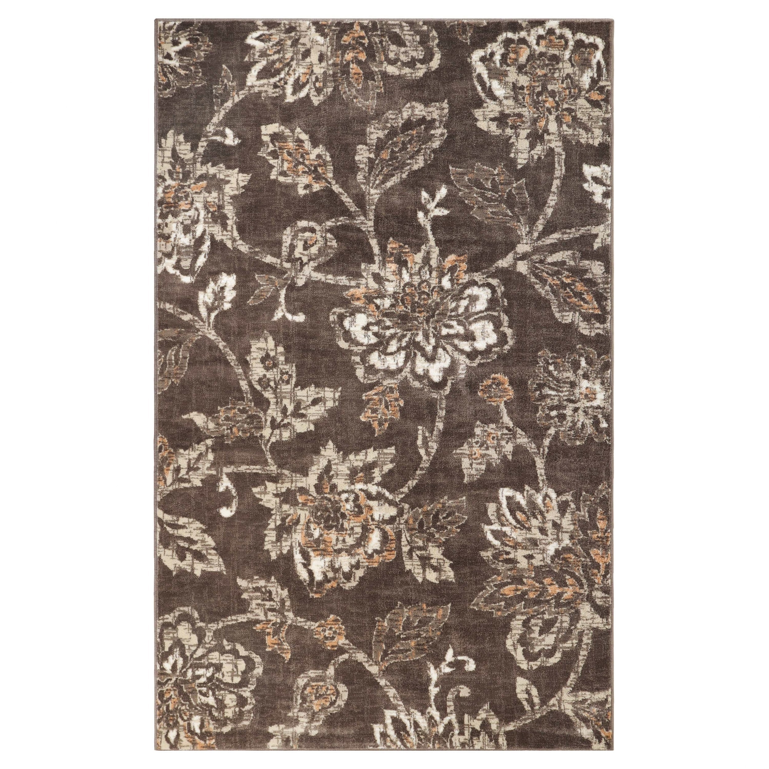 Tapis d'intérieur floral de style ferme jacobéen de qualité supérieure