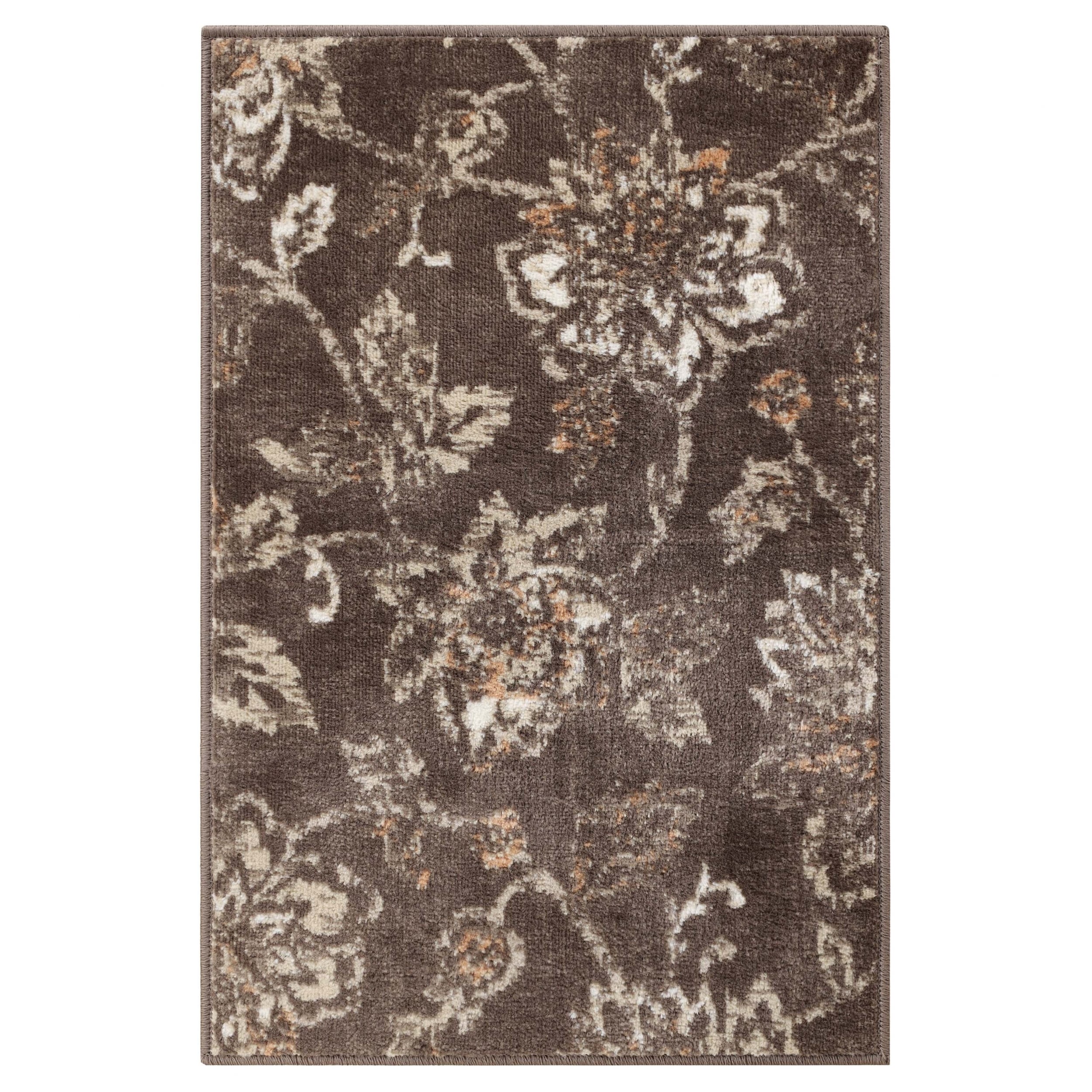 Tapis d'intérieur floral de style ferme jacobéen de qualité supérieure