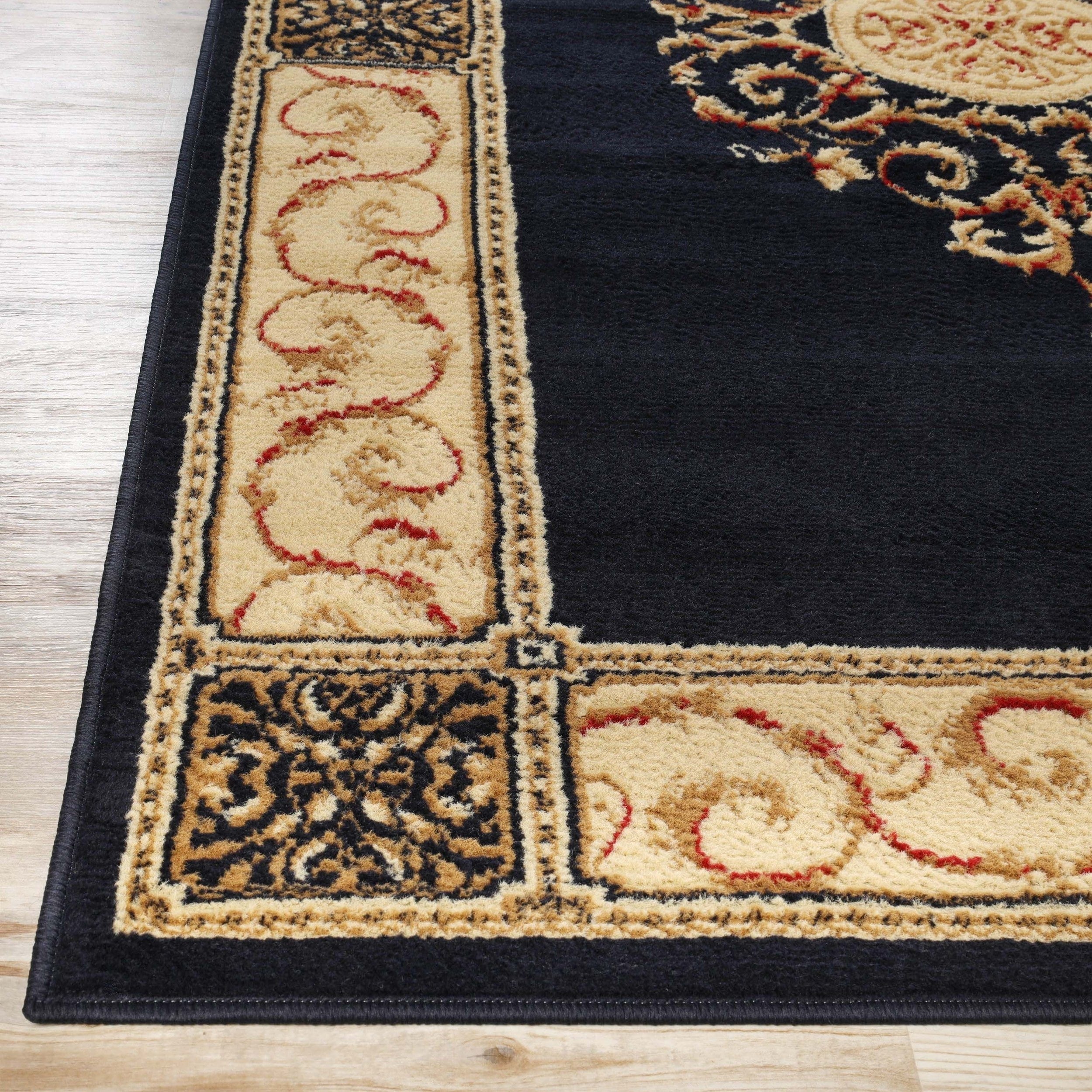 Grand tapis d'intérieur traditionnel de qualité supérieure
