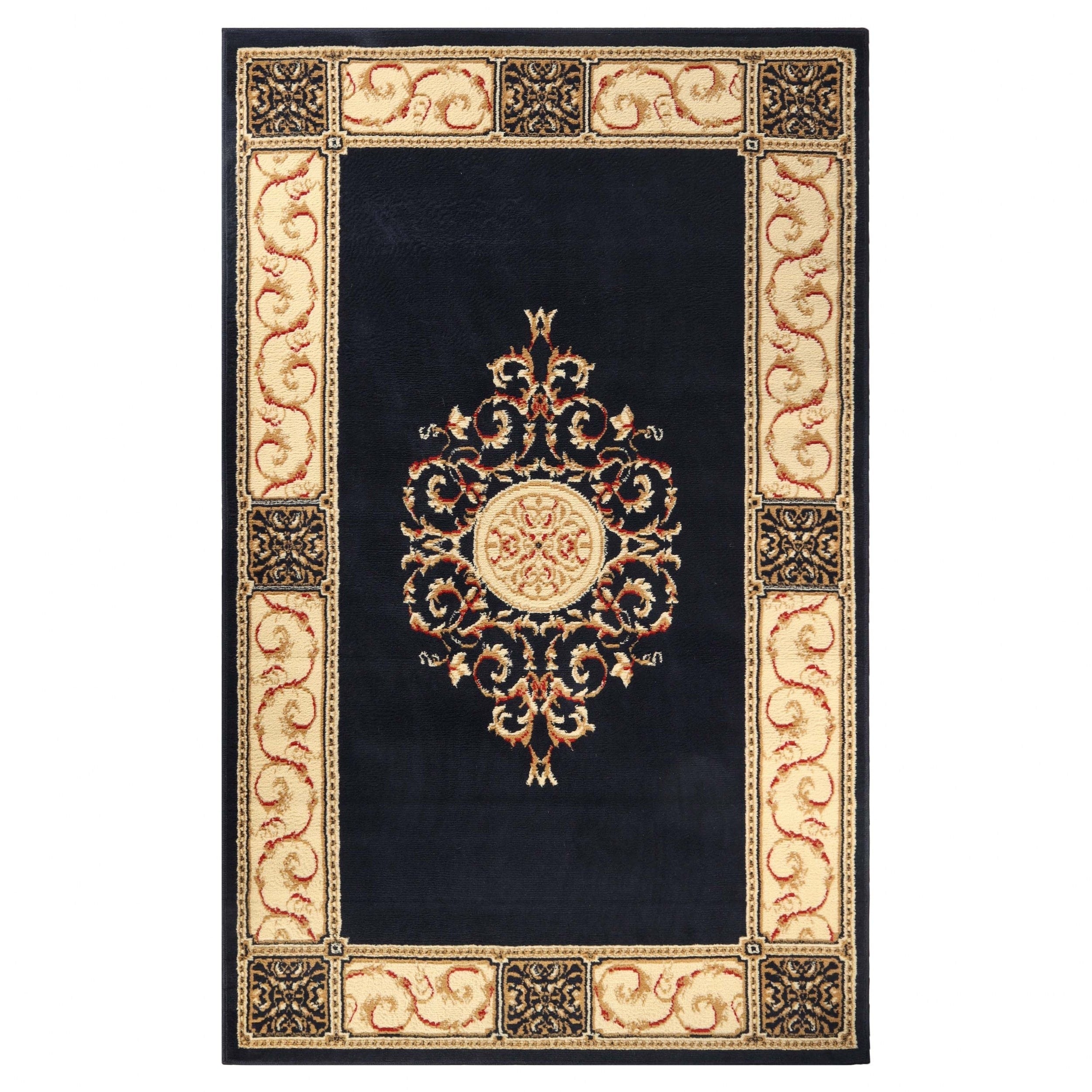 Grand tapis d'intérieur traditionnel de qualité supérieure