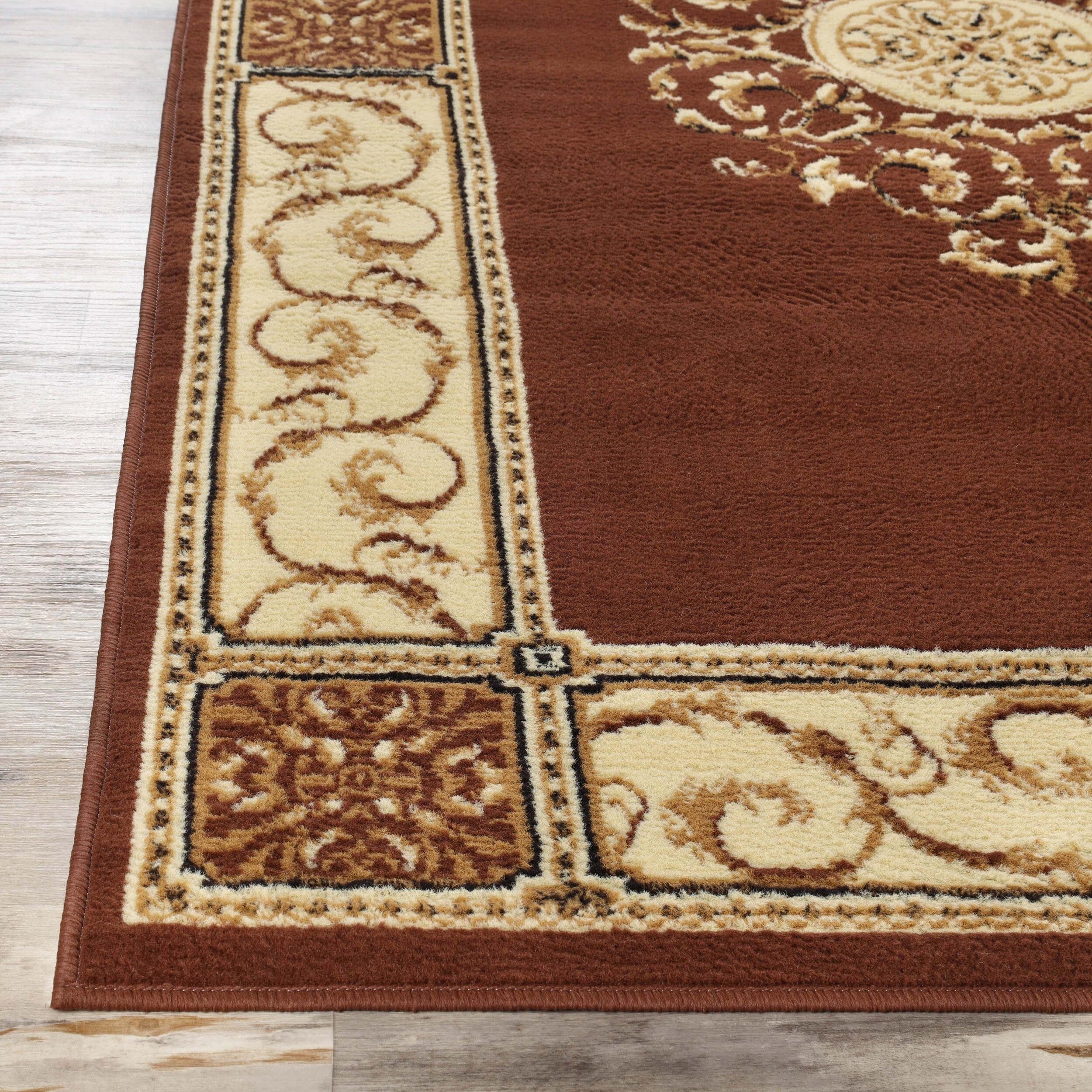 Grand tapis d'intérieur traditionnel de qualité supérieure