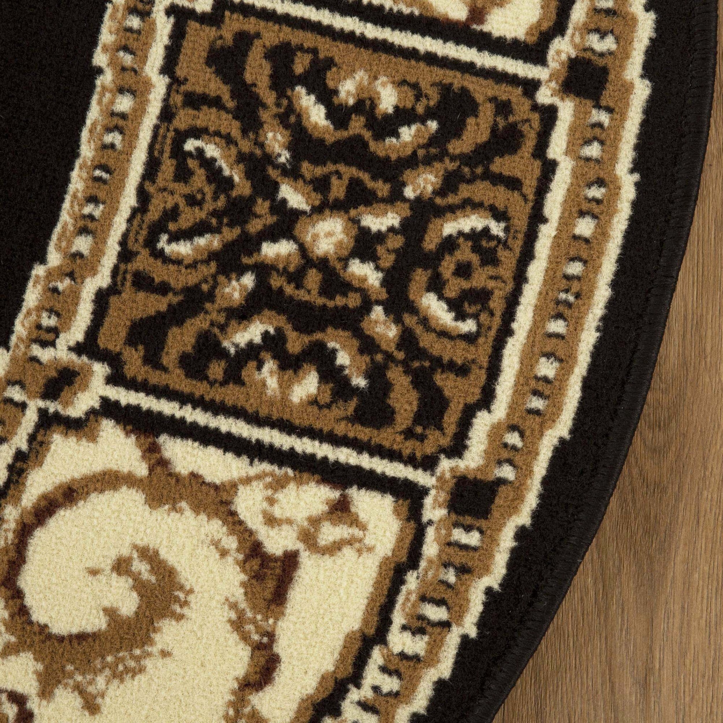 Grand tapis d'intérieur traditionnel de qualité supérieure