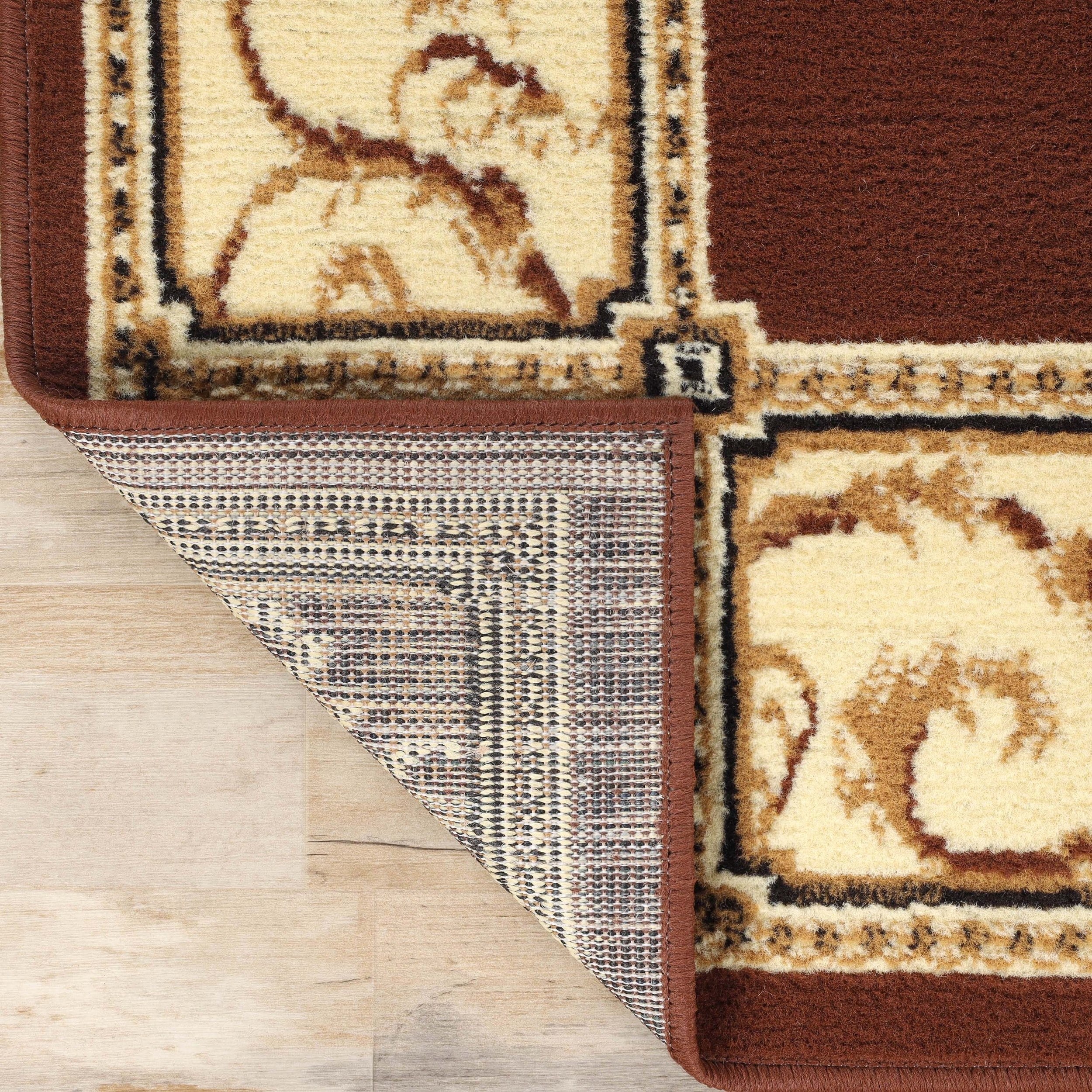 Grand tapis d'intérieur traditionnel de qualité supérieure