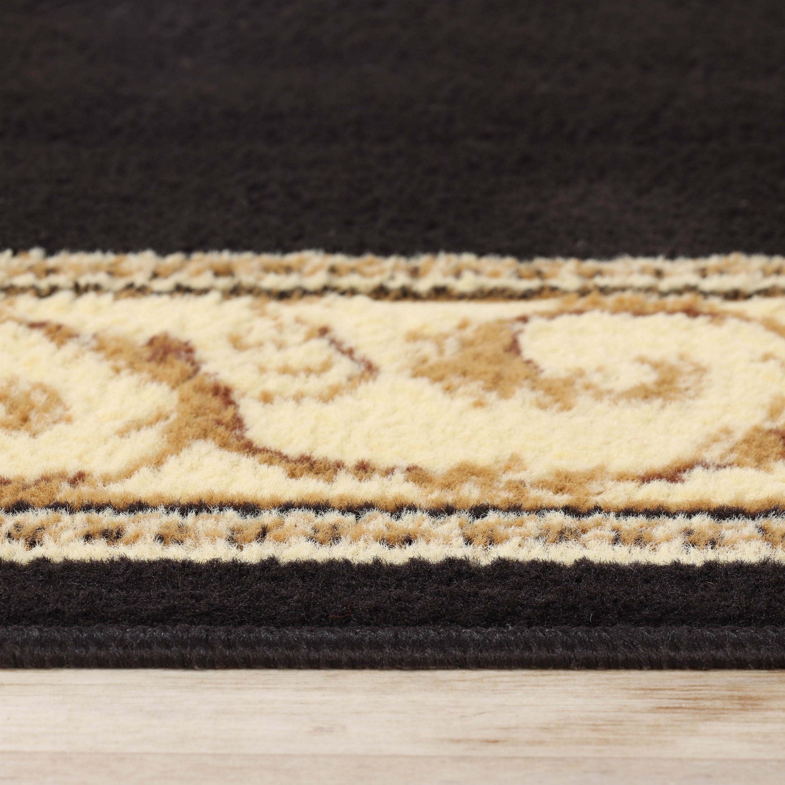 Grand tapis d'intérieur traditionnel de qualité supérieure