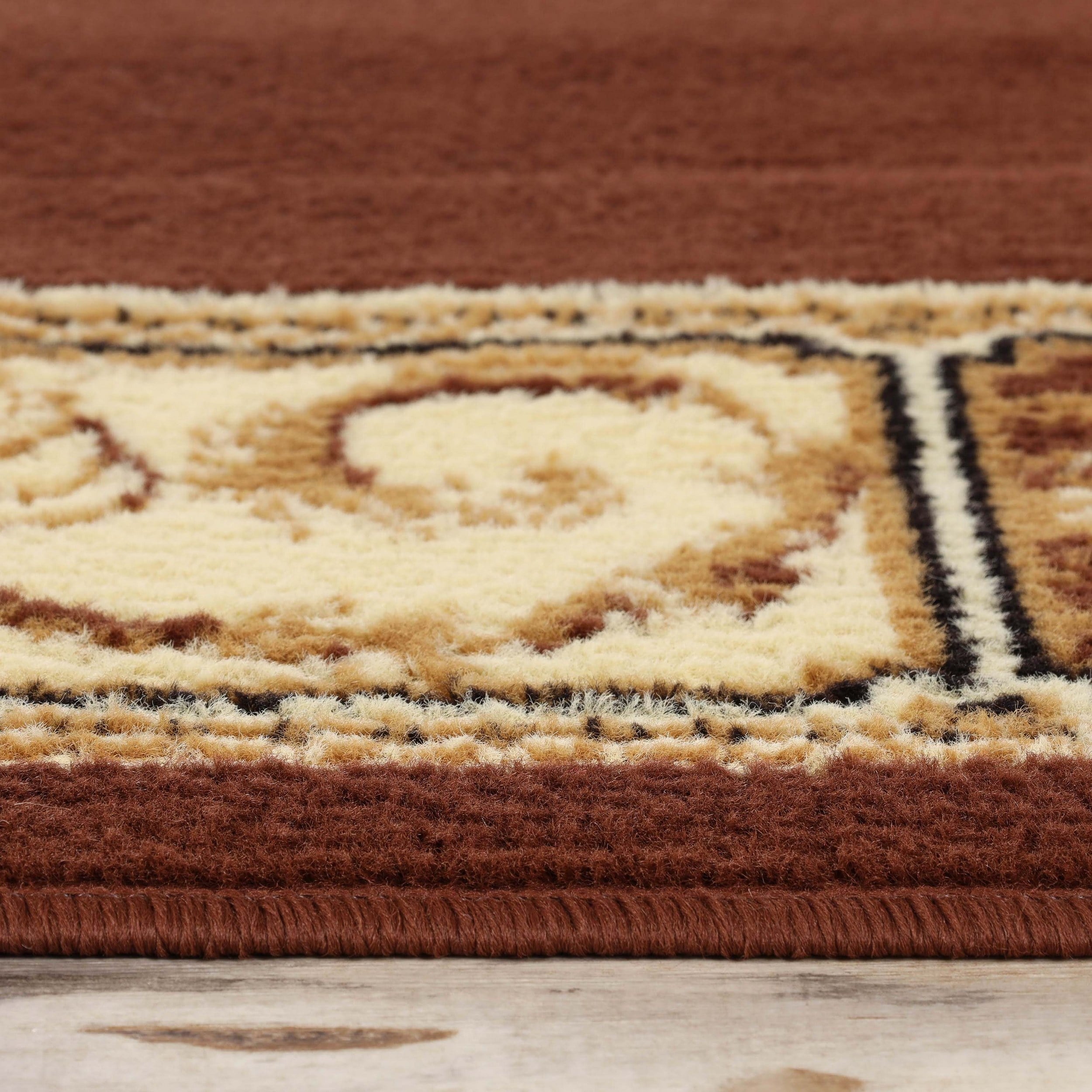 Grand tapis d'intérieur traditionnel de qualité supérieure