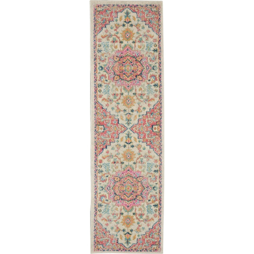 Tapis médaillon abstrait Nourison Cayuga