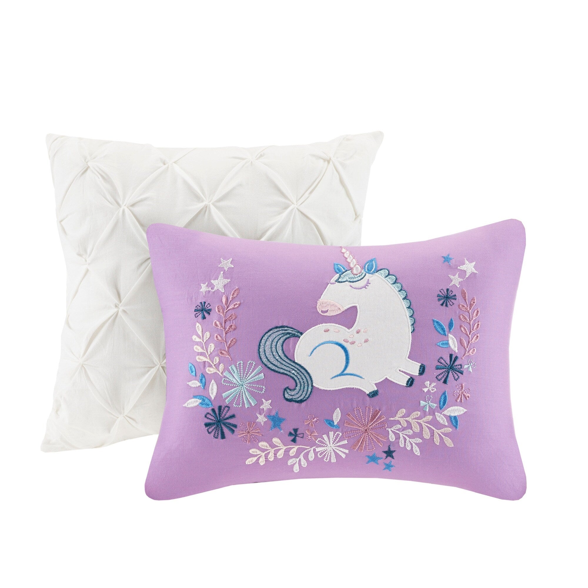 Parure de lit en coton Ella Unicorn pour enfants au design intelligent