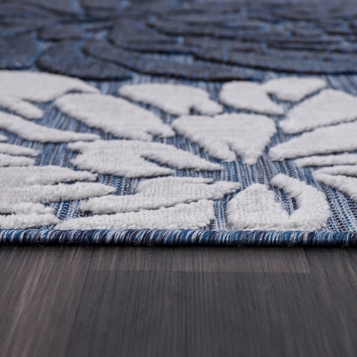 Tapis d'intérieur et d'extérieur à motif floral VILLADECOR, à poils courts et longs, pour terrasse