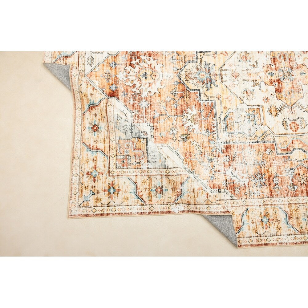 Tapis abstrait moderne vintage