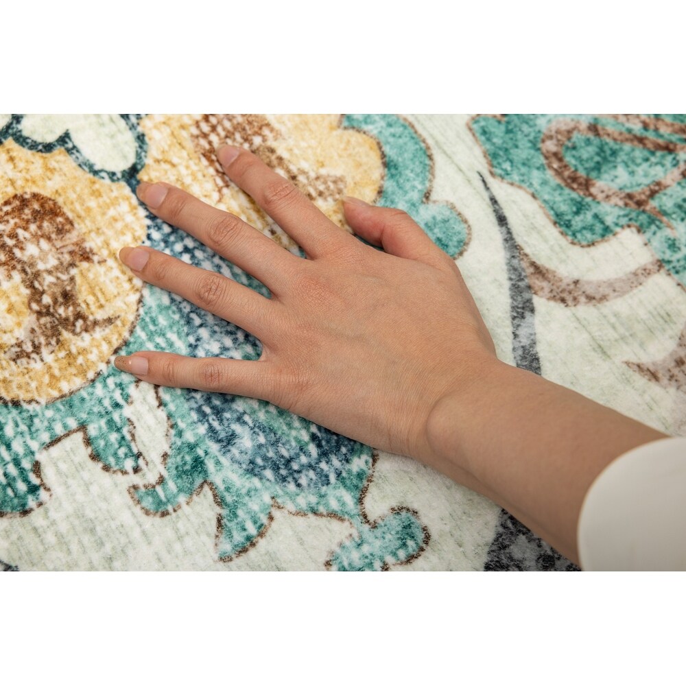 Tapis abstrait moderne vintage