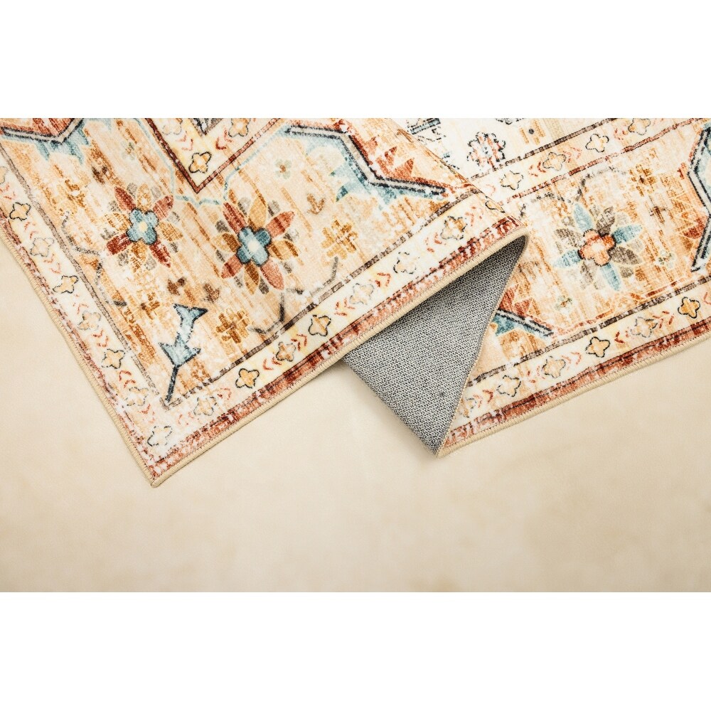 Tapis abstrait moderne vintage