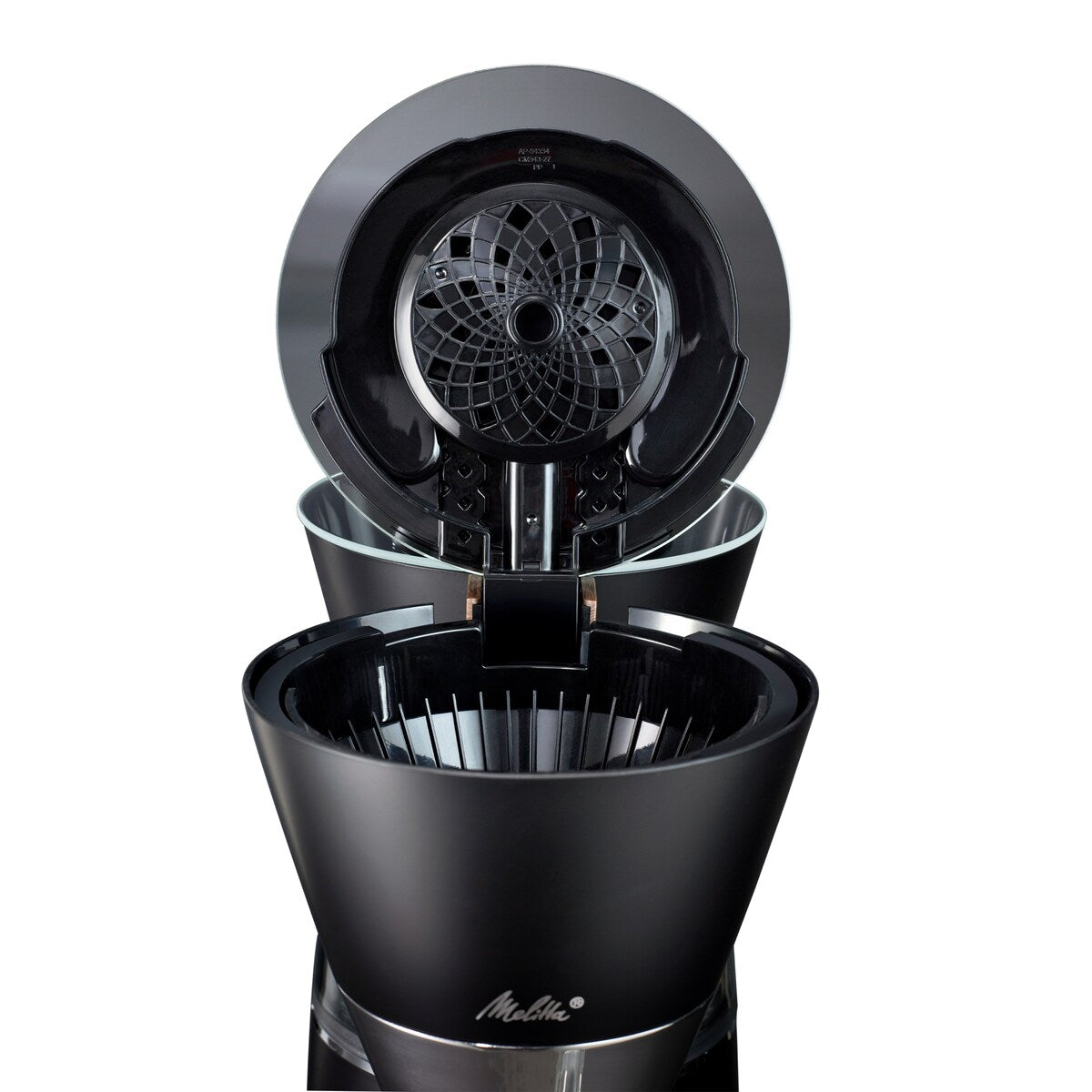 Cafetière filtre Vision Luxe 12 tasses avec tableau de bord rotatif