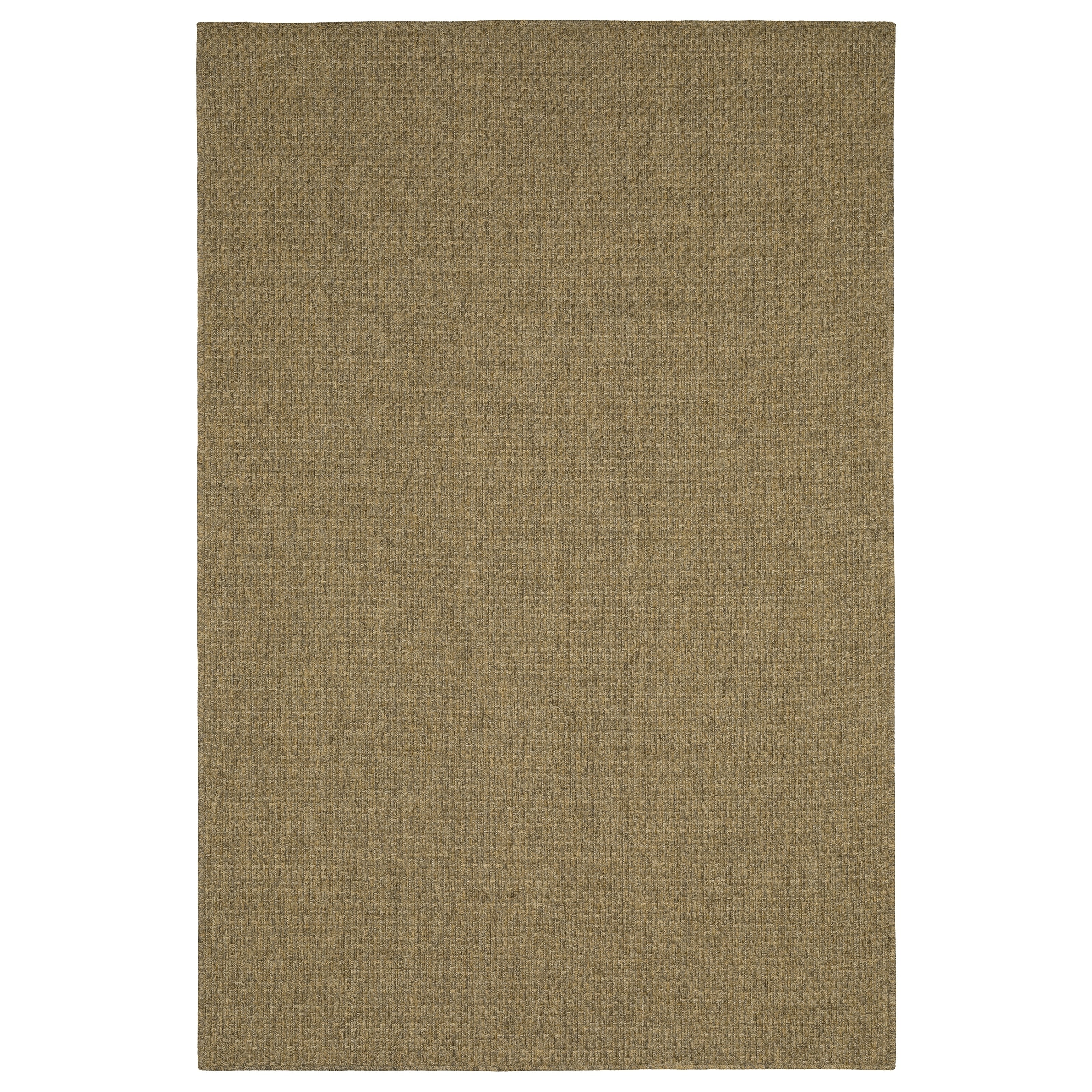 Tapis d'intérieur et d'extérieur Vista Home Kauai en tissage panier ton sur ton.