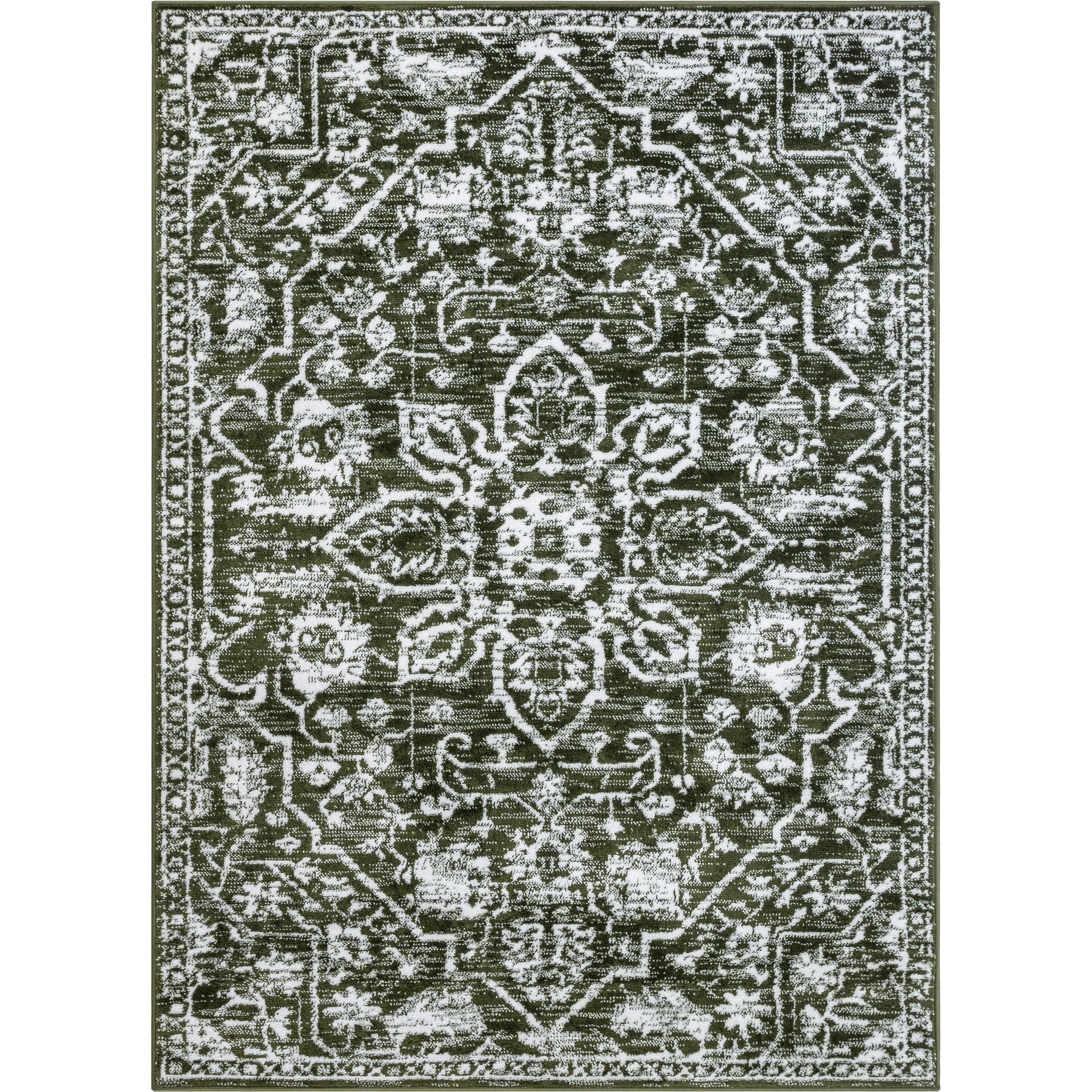 Tapis oriental bohème vintage à motif floral bien tissé Dazzle Disa