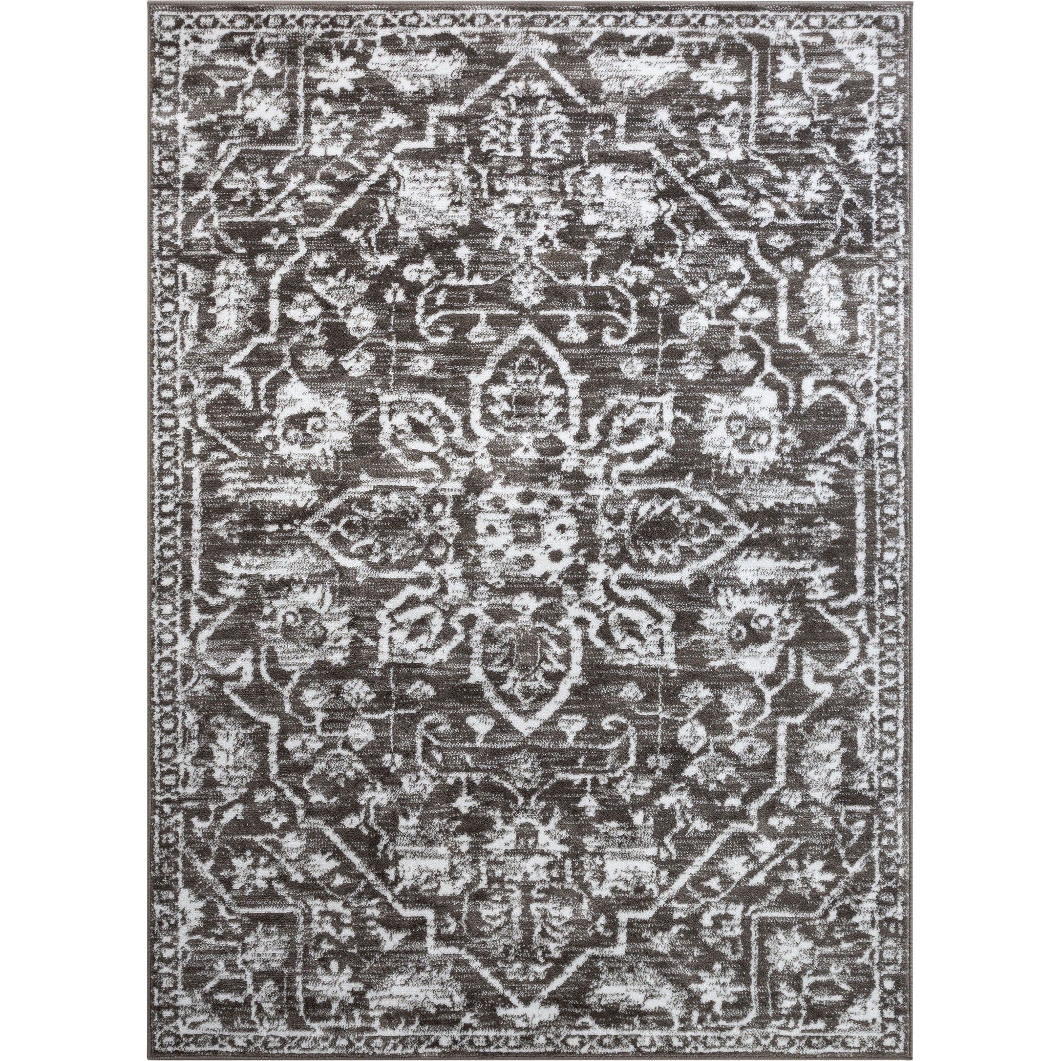 Tapis oriental bohème vintage à motif floral bien tissé Dazzle Disa