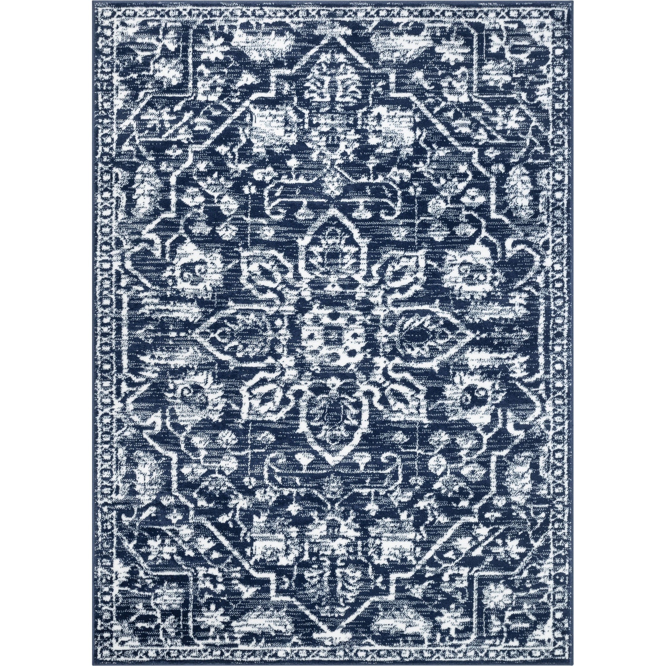 Tapis oriental bohème vintage à motif floral bien tissé Dazzle Disa
