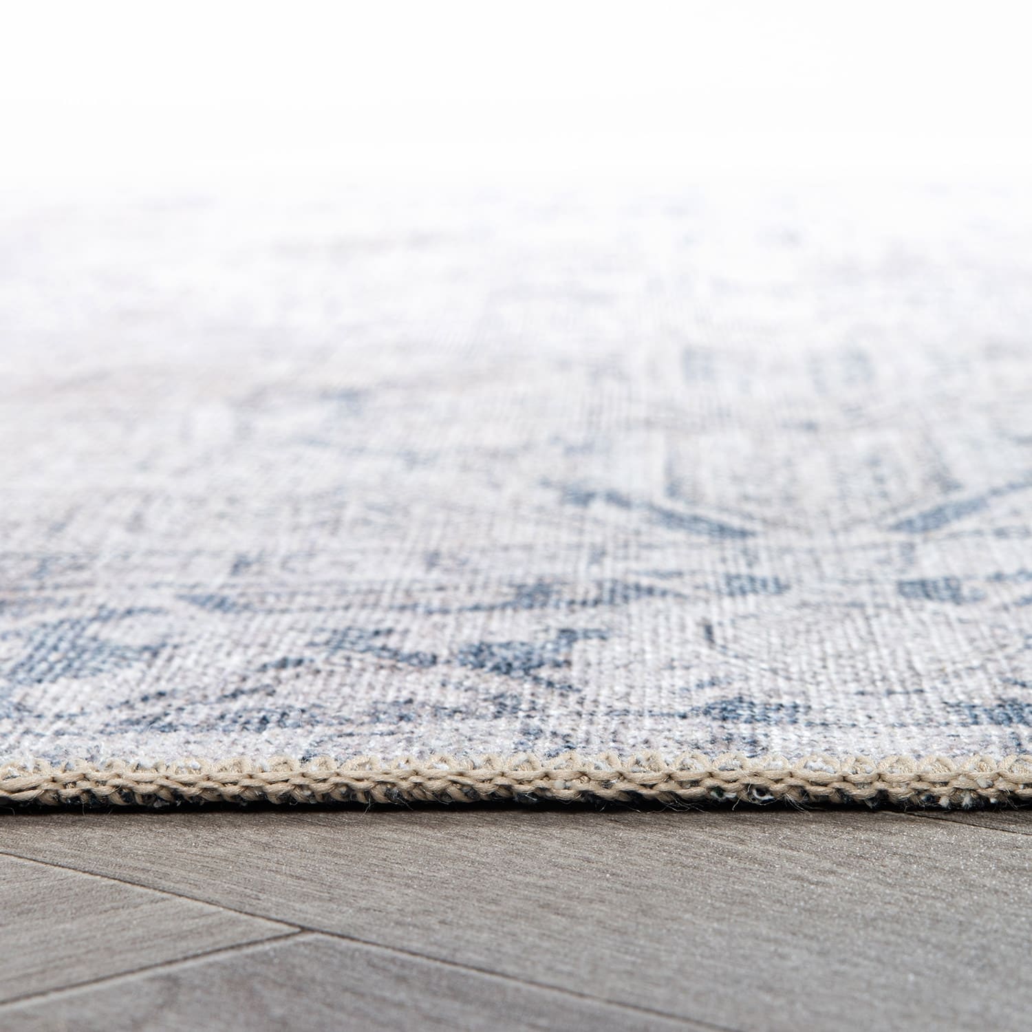 Tapis antidérapant lavable en machine à motif médaillon bohème vintage World Rug Gallery