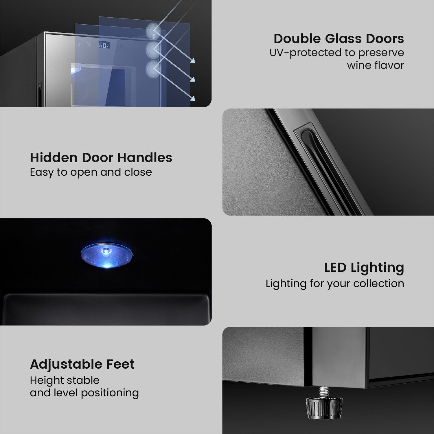 Réfrigérateur à vin Yeego pour 8 bouteilles