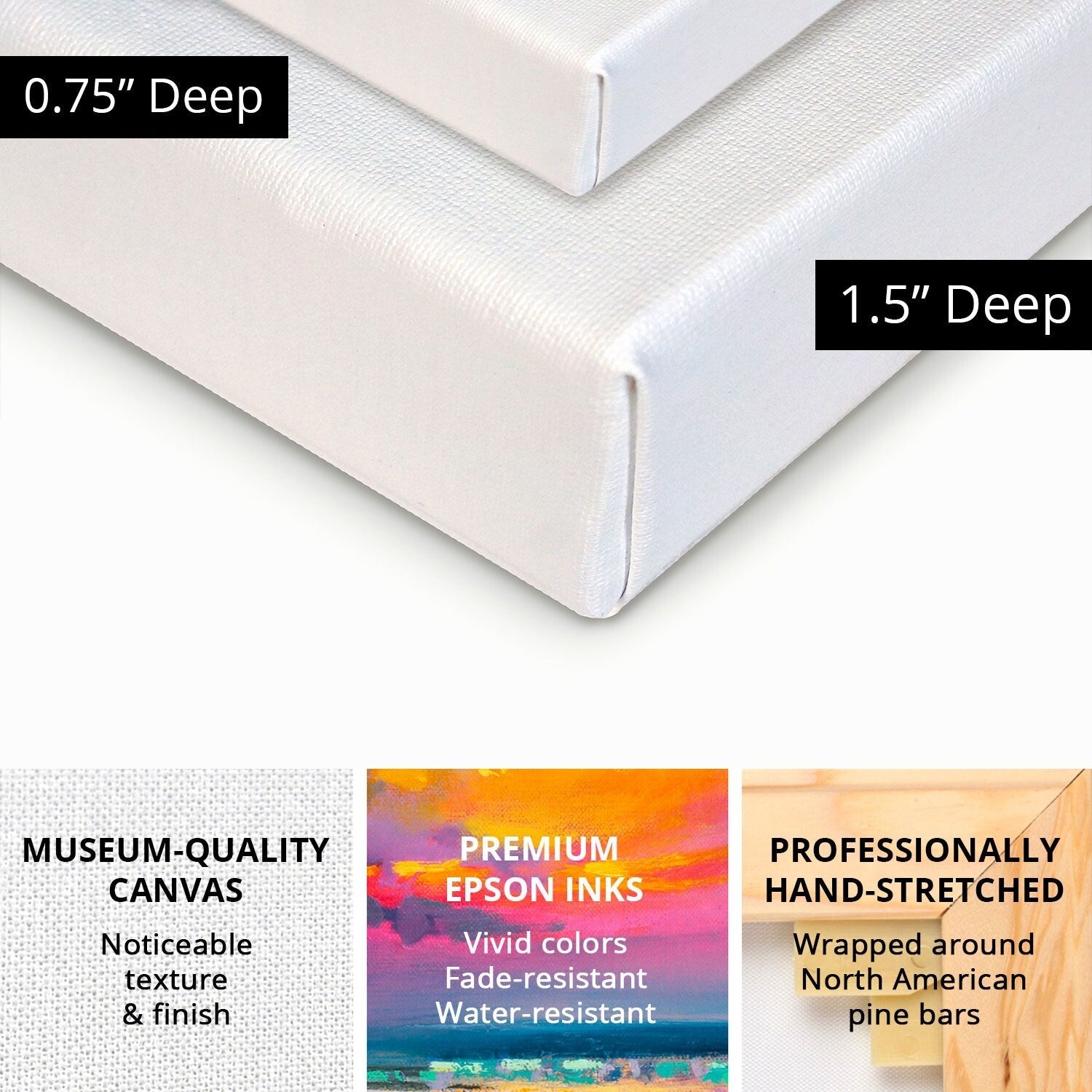 Impression sur toile iCanvas « Pris à marée basse I » par Carol Robinson